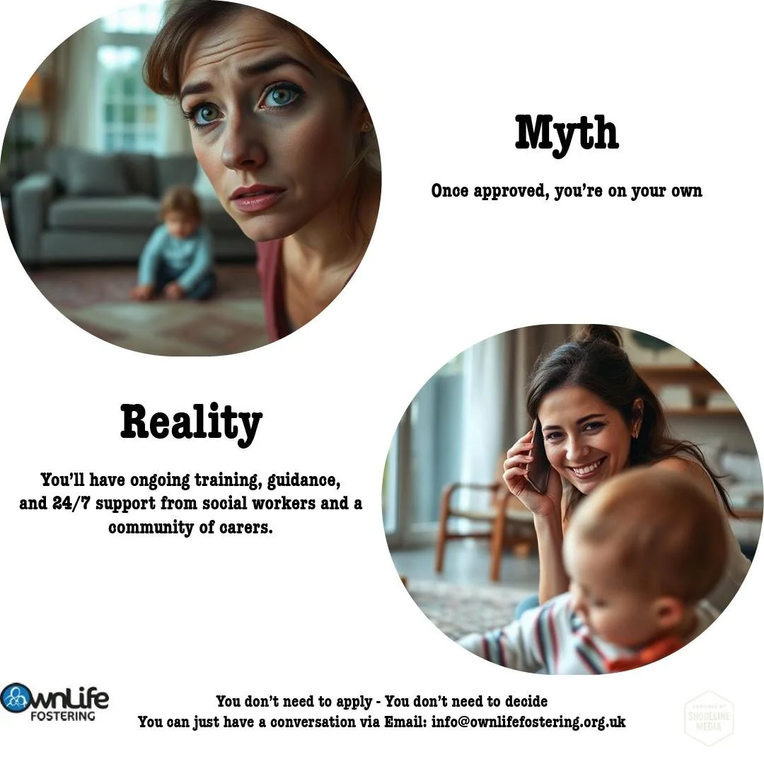 Fostering doesn&rsquo;t start when approval ends. That&rsquo;s when support deepens.

You&rsquo;ll have guidance, training and people you can call &mdash; day or night.

Because no one should care for a child alone.

And at OwnLife, you never do. 💙
