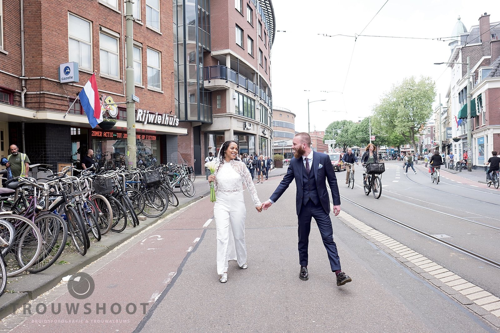  de bruilfot van Frank en Jennifer in Den Haag 