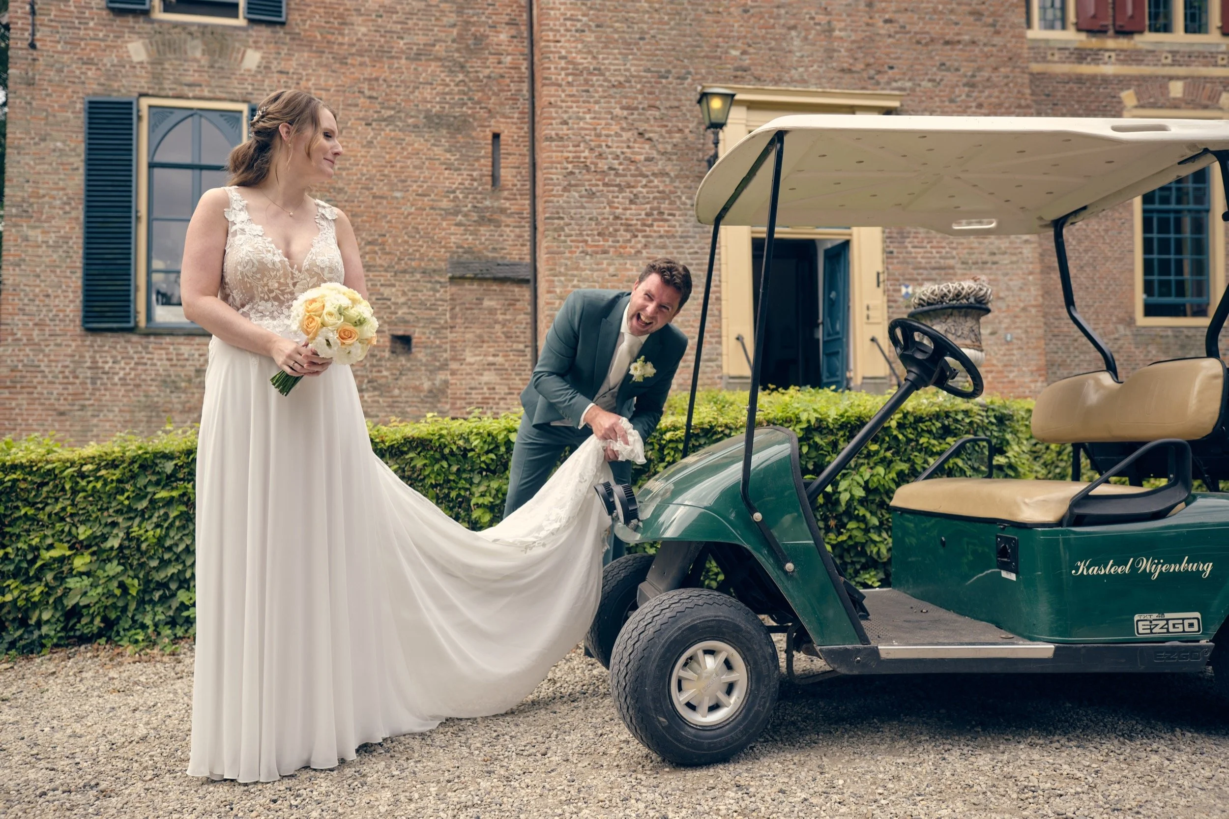 Kasteel Wijenburg bruidsfotografie