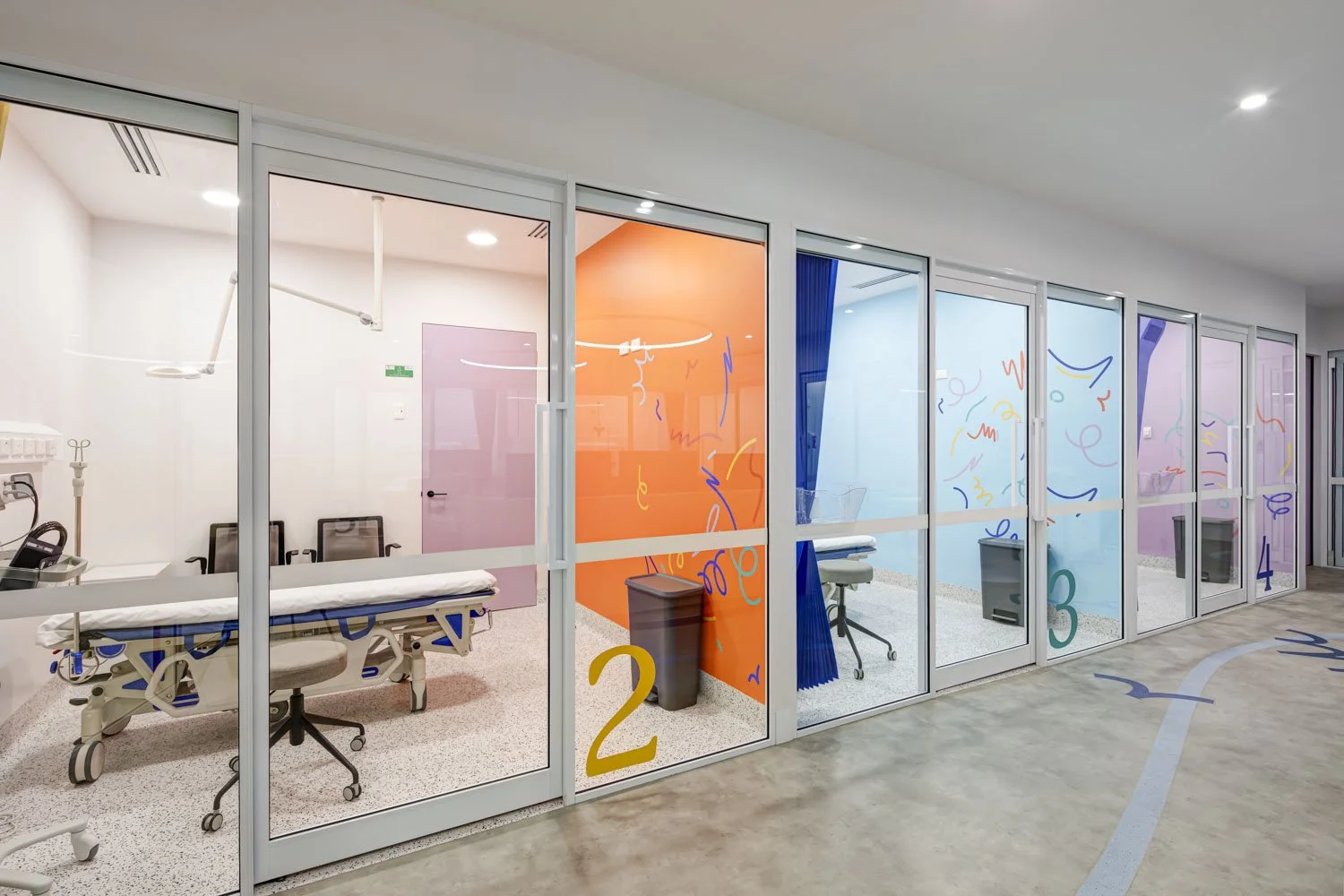 Urgent care medical fitout photography by Projectifi Perth