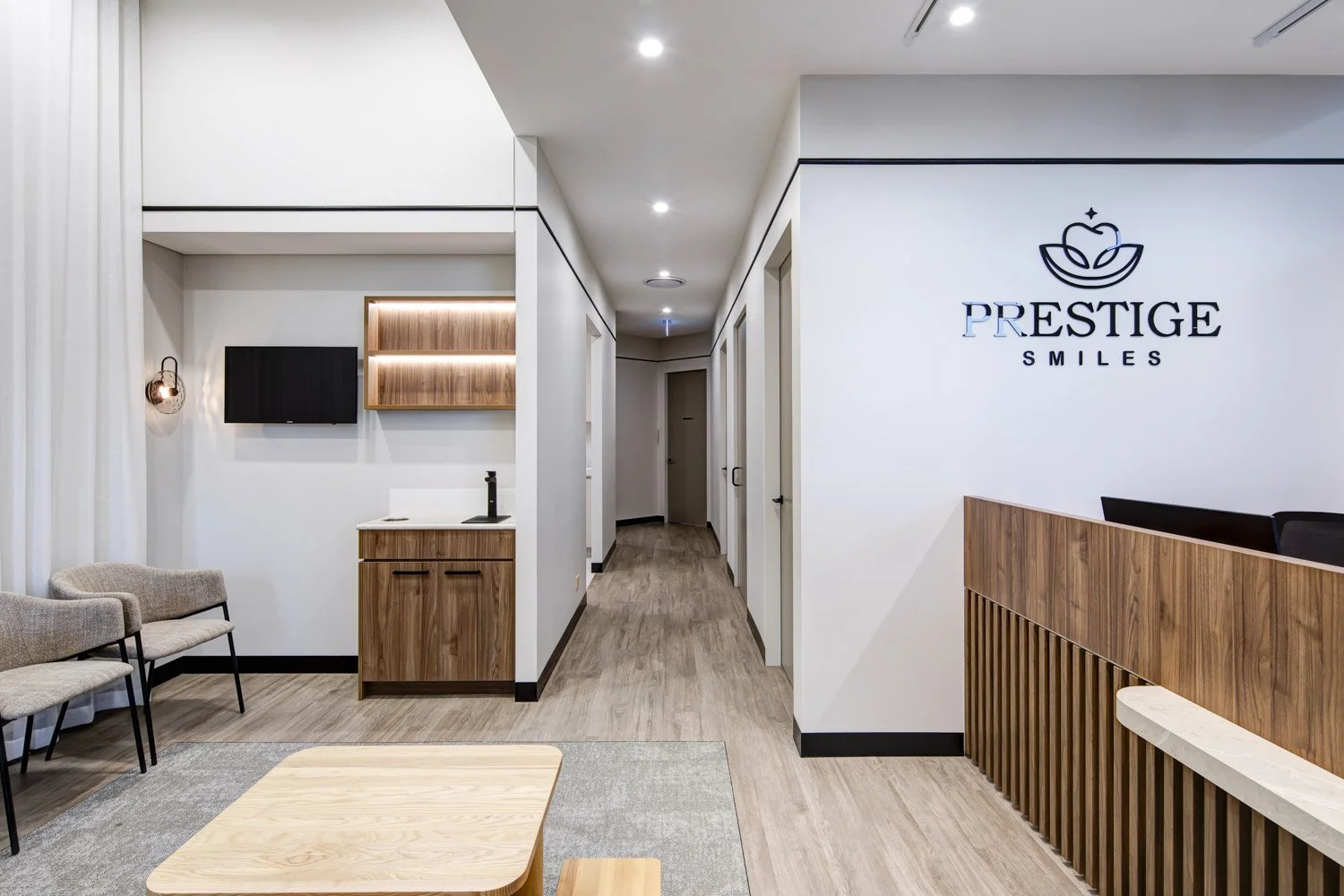 Prestige Smiles Dental Interiors photography by Projectifi Perth