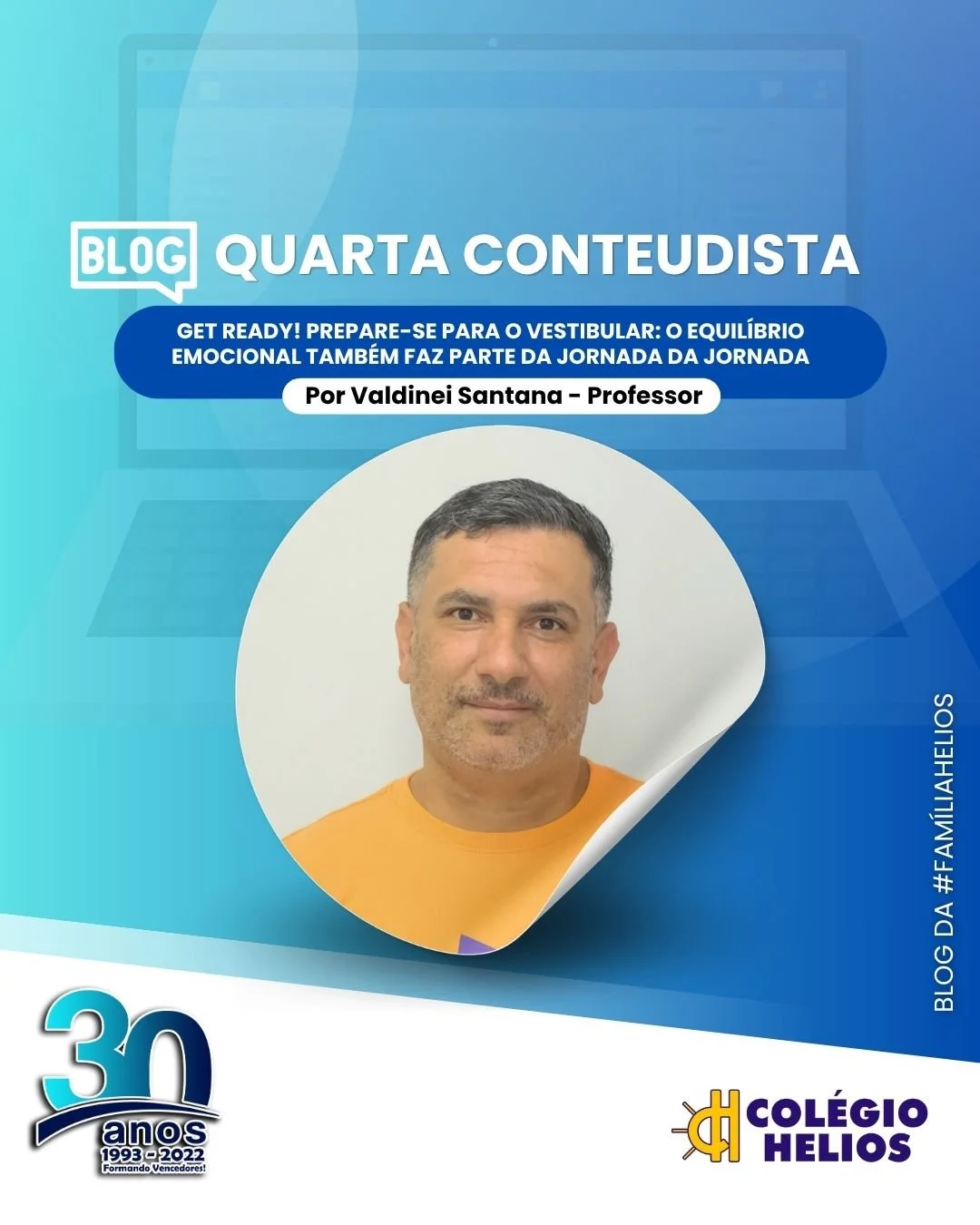 GET READY! PREPARE-SE PARA O VESTIBULAR: O EQUILÍBRIO EMOCIONAL TAMBÉM FAZ PARTE DA JORNADA