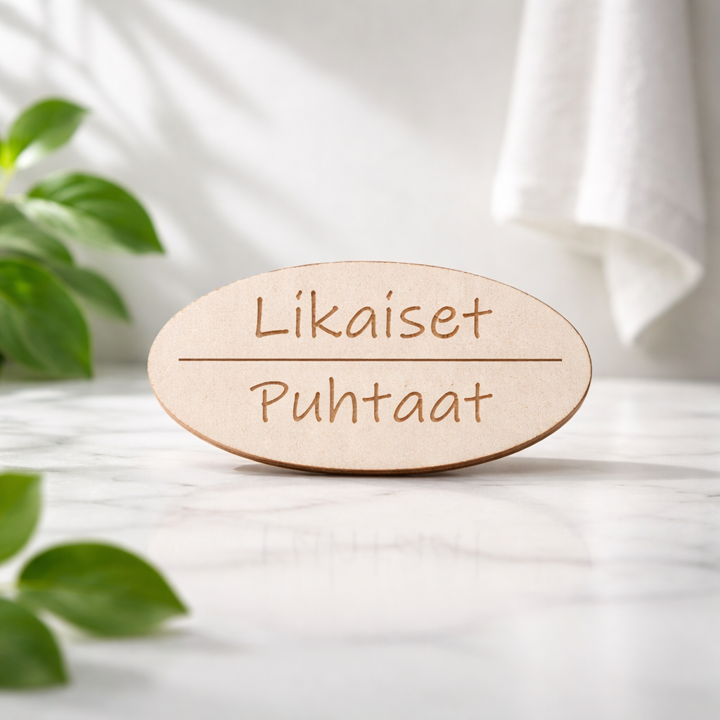 Tiskikone magneetti - kotimaista koivua arkeen