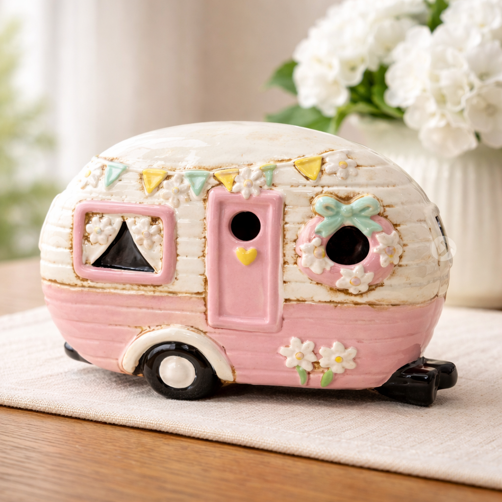 Caravan  matkailuauto lyhty