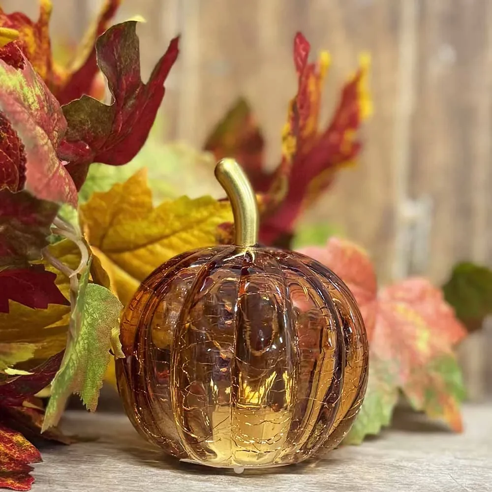 Lasinen Kurpitsa "Syysvalo"