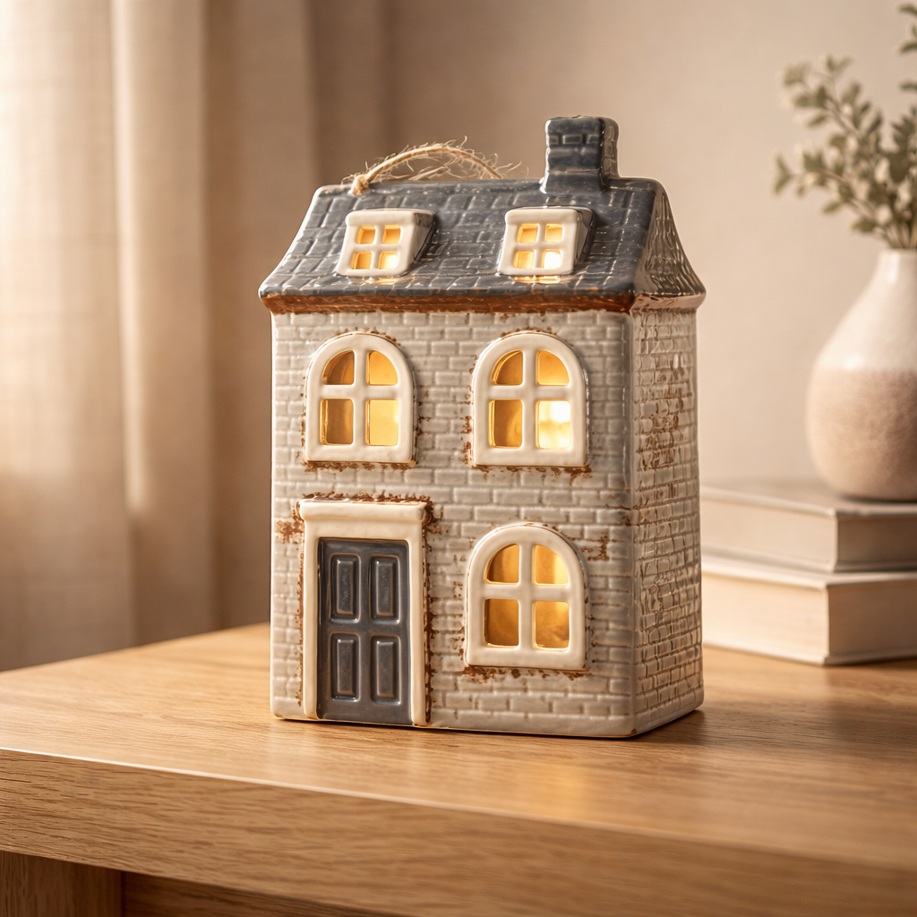 Klassinen harmaa talolyhty