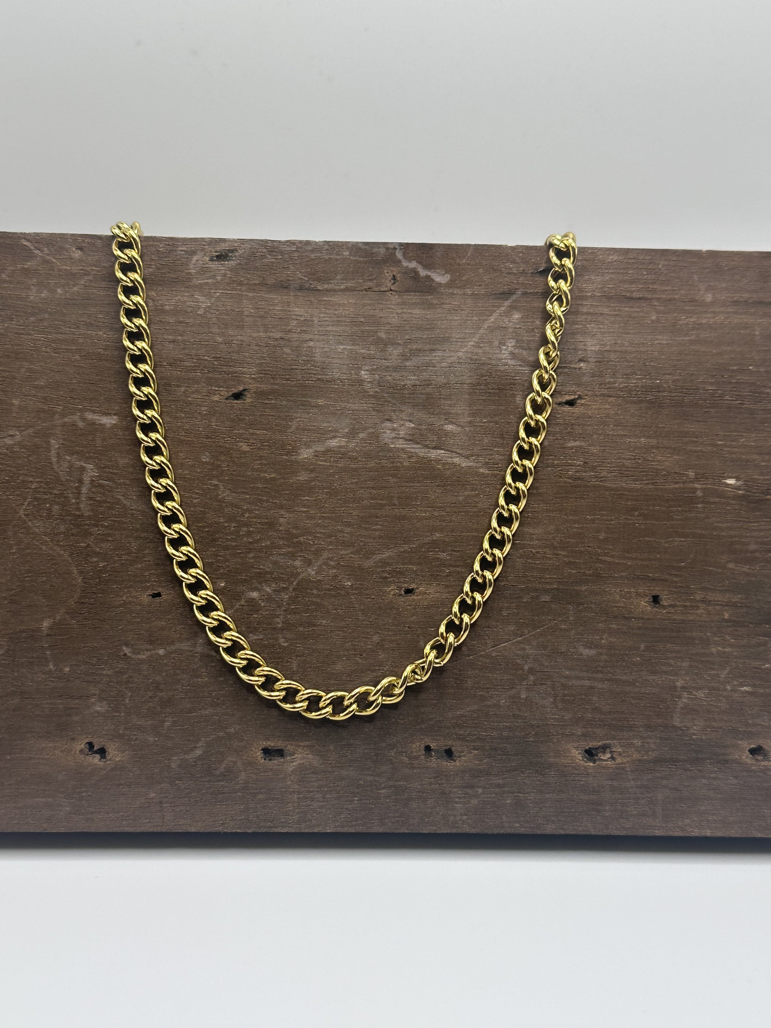 Medium Thick Gold Necklace