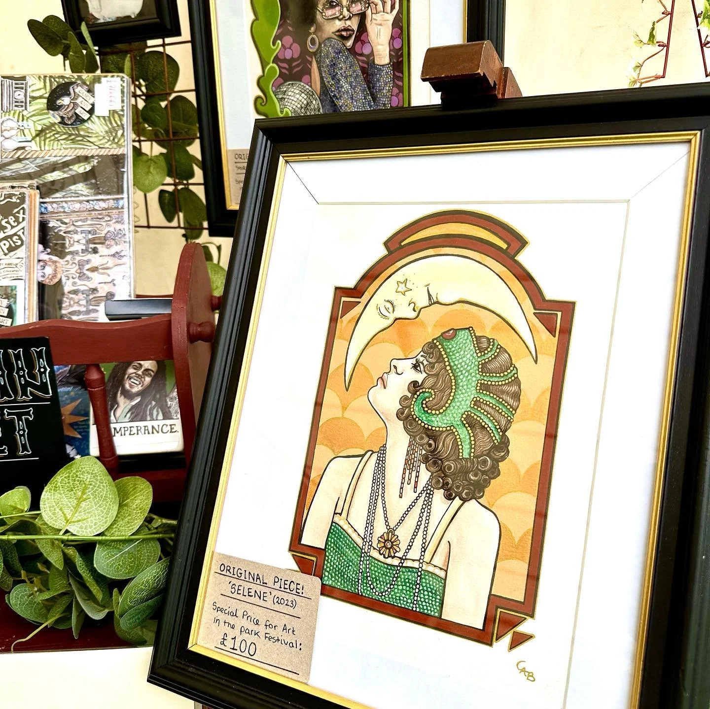 What an amazing first day @aitpleamington thank you so much to everyone who came out and supported the stall! We&rsquo;re here again all day today, come and find us on Mill gardens in  artist village tent number 2.