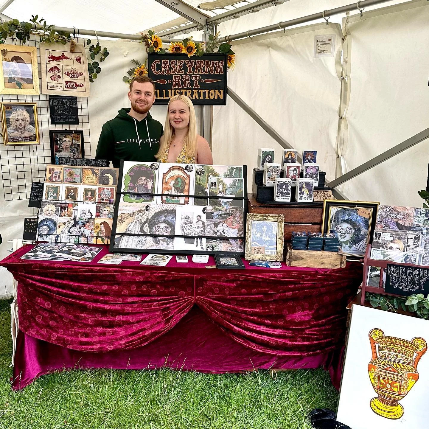What an amazing weekend at @aitpleamington and what a great way to end our summer markets! Thank you so much to everyone who came out and supported the stall. If you missed us don&rsquo;t worry you can shop online on my Etsy site and otherwise we&rsq