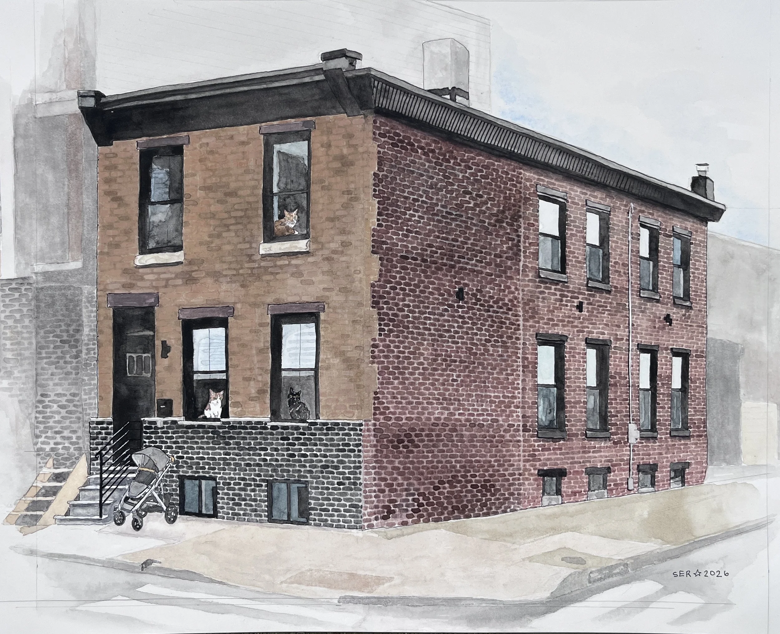 Philadelphia, PA (Kensington), 12" x 16", 2026