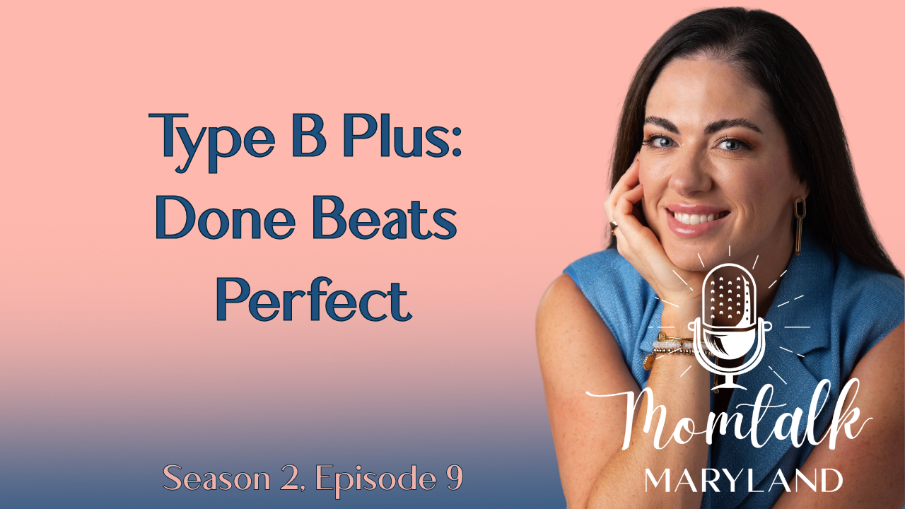 Columbia Maryland motherhood conversation on perfectionism, routines, and family life