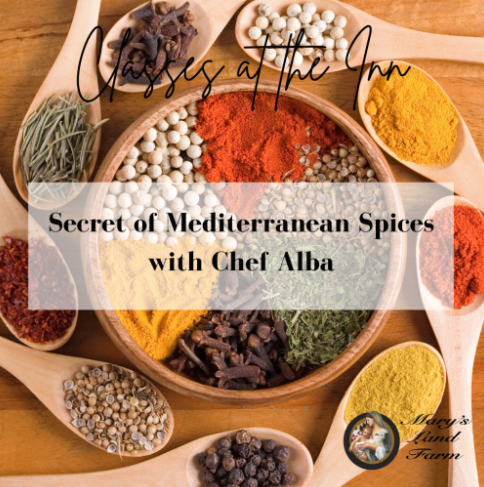 Secrets of Mediterranean Spices Cooking Class in Howard County, MD with Chef Alba