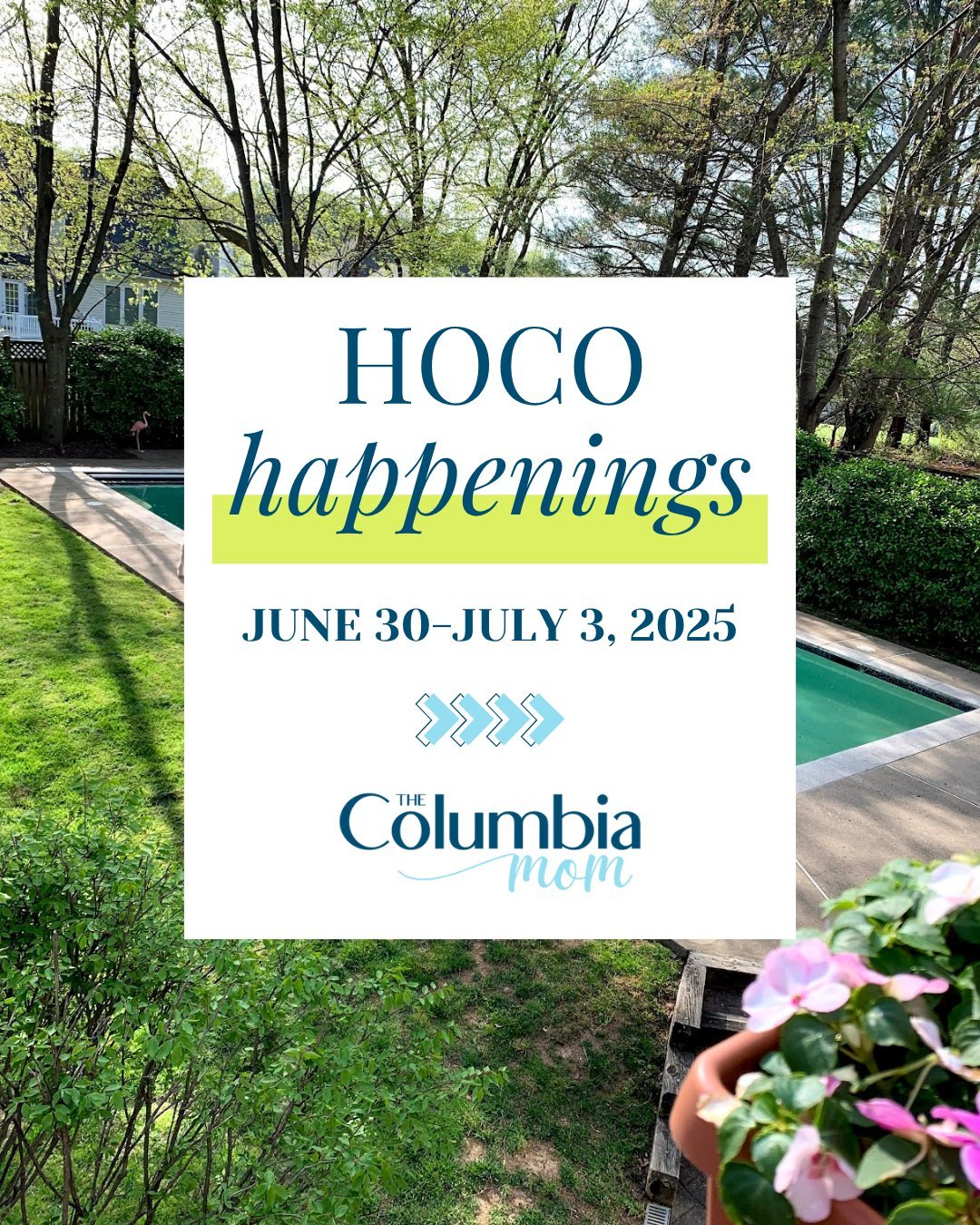 Summer in HoCo is serving community, connection, and a whole lot of character this week 🌿☀️ From little ones discovering their wild side with animal adventures at the library 🐾📚 to families splashing into the season at the Owen Brown pool party 💦
