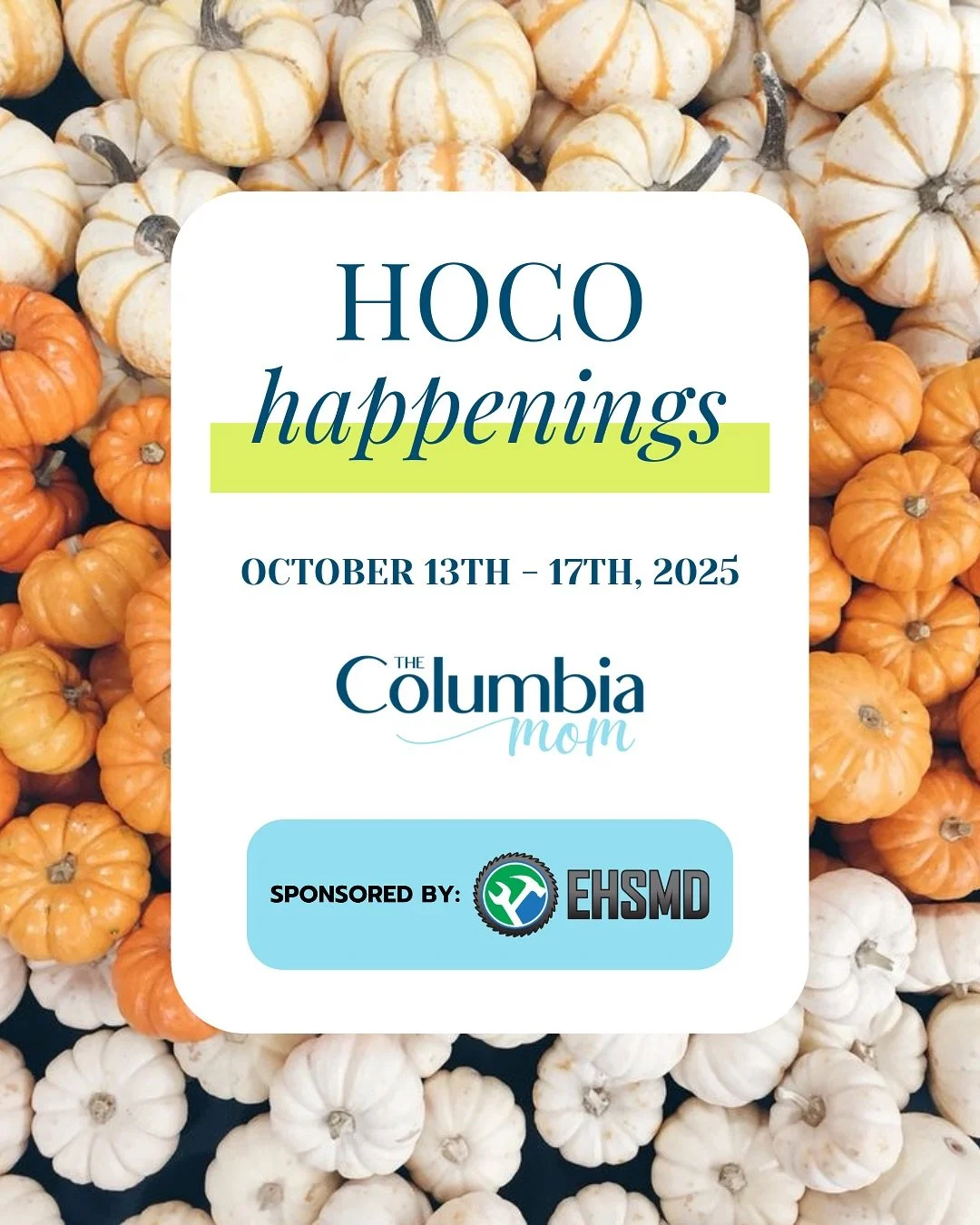October in HoCo is doing&nbsp;the most,&nbsp;and honestly, I&rsquo;m into it.

From early morning movement and creative workshops to cookie decorating, trivia nights, salsa dancing, and Star Wars card battles&hellip; This week in Howard County is giv