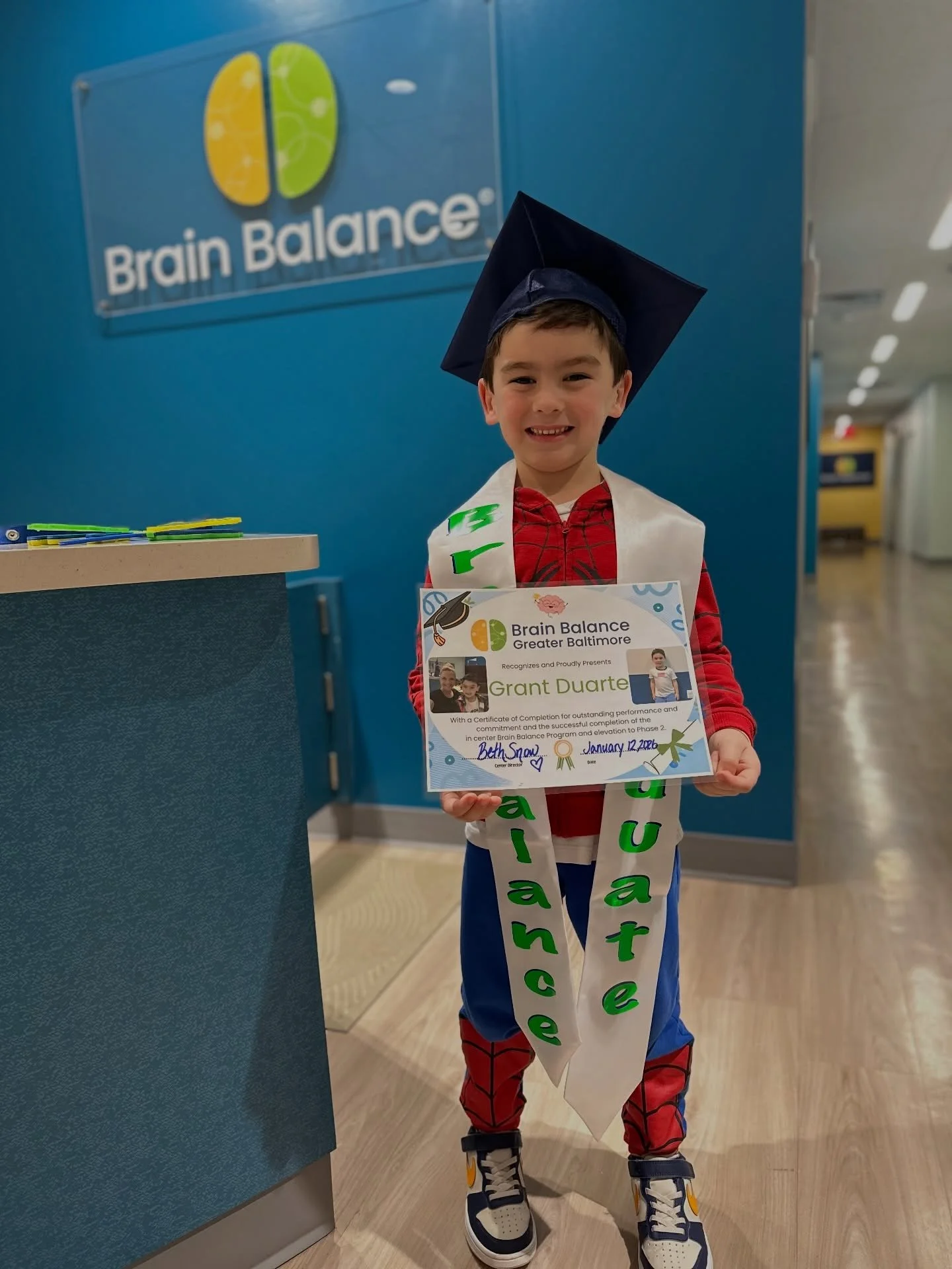 HE DID IT!!!! 

6️⃣0️⃣ whole sessions @brainbalancebaltimore 

6️⃣+ months of HARDDDDD WORK

I am still an absolute PUDDLE and crying mess this week..

PROUD doesn&rsquo;t even begin to cover how I feel for this boy, and the journey we have been on s