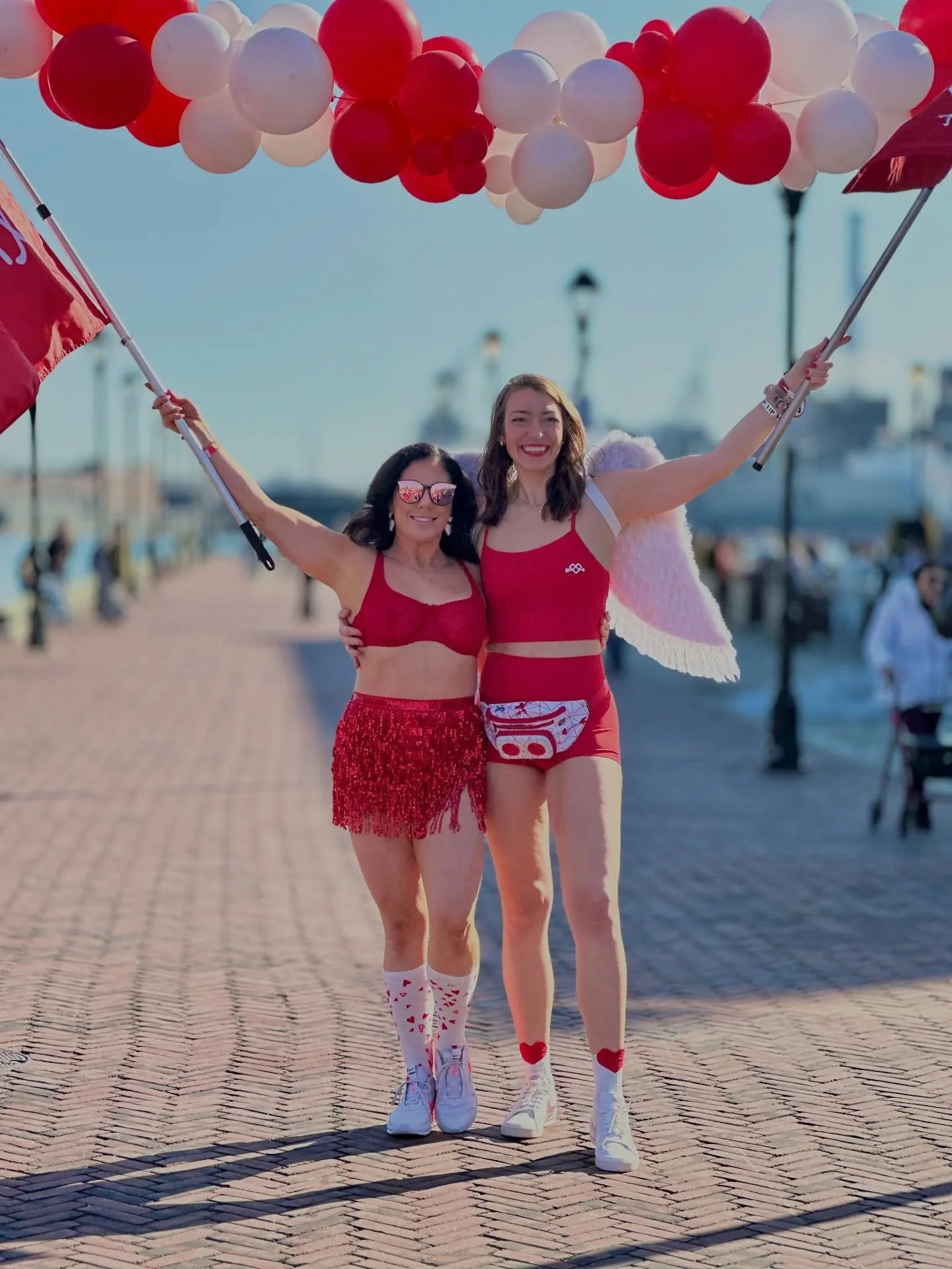CUPIDS UNDIE RUN 2️⃣0️⃣2️⃣6️⃣🎉🎉🎉

Congrats to my girl @avassila for raising over $40K for @cupidsrunbmore !!!!! 

🍻 @the_admirals_cup 
✨ @loudbeads