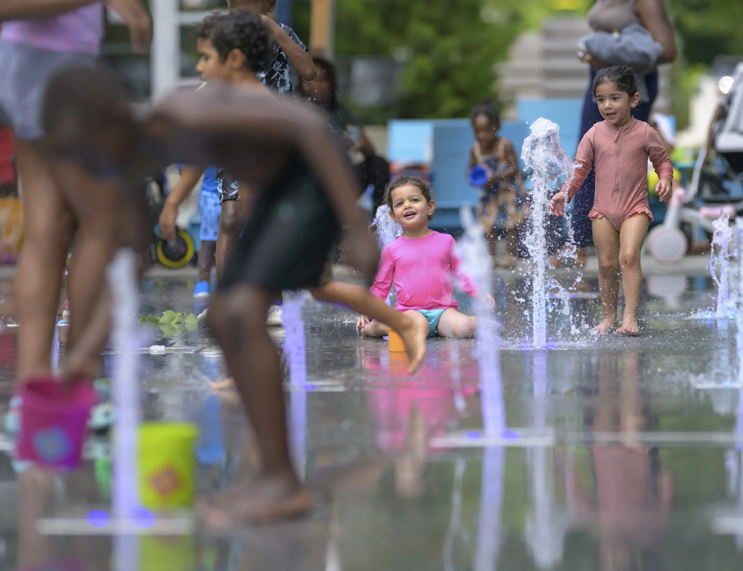 Color Burst Park Splash Pad