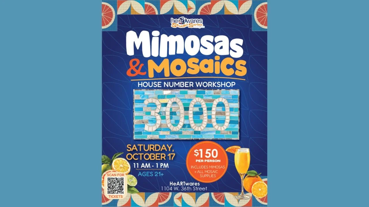 Mimosas & Mosaics: House Number Workshop