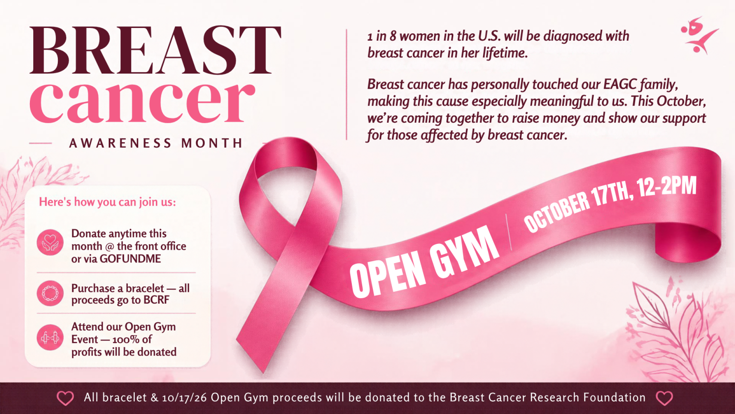 EAGC Breast Cancer Research Foundation Fundraiser