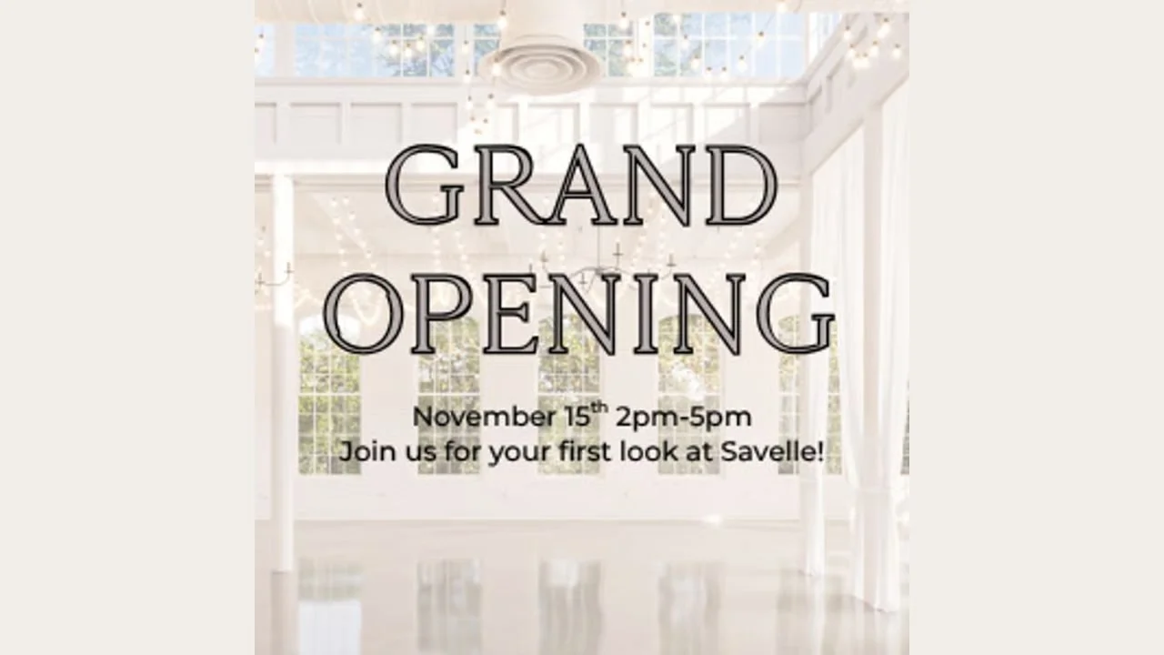 Savelle Weddings &amp; Events Grand Opening 