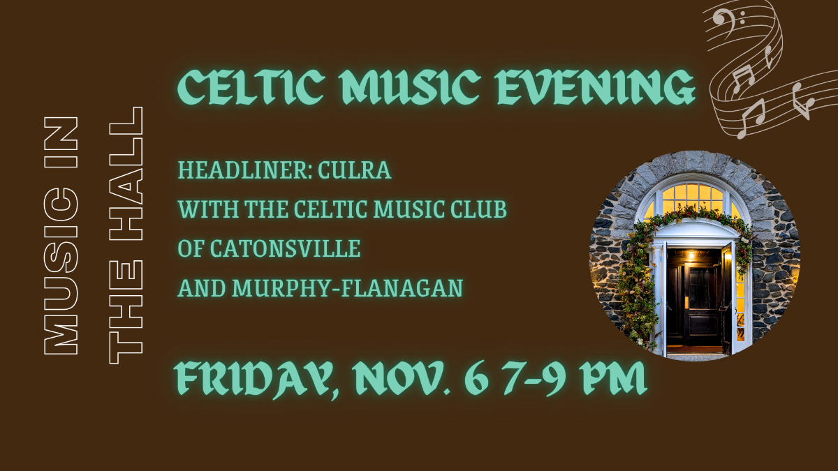 Celtic Music Evening at Music in the Hall 