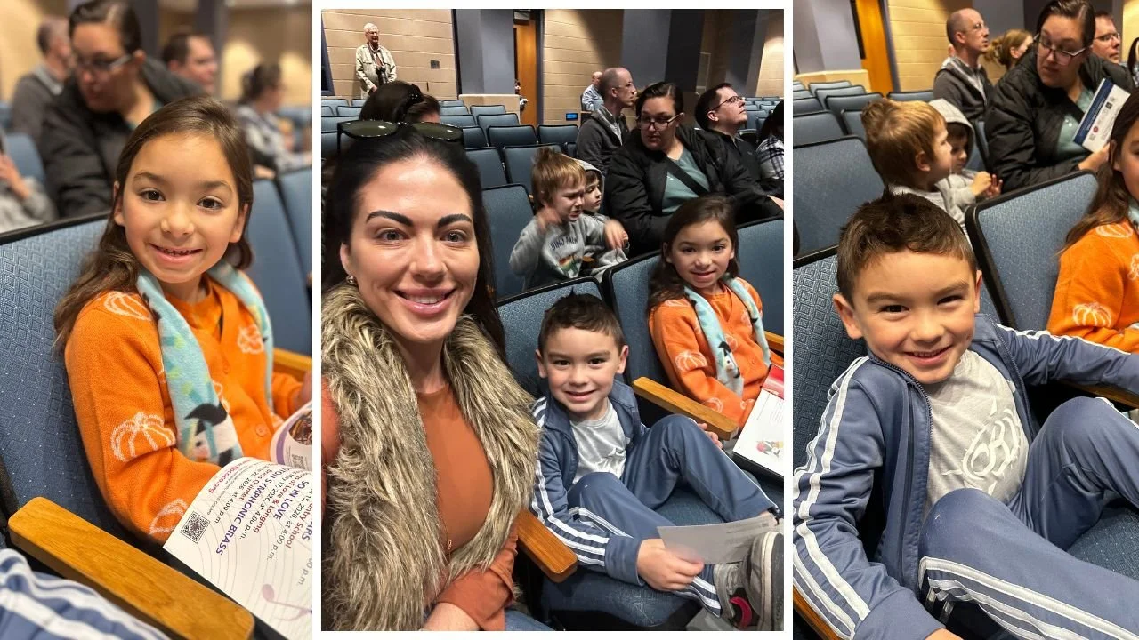 Children and families experiencing a Columbia Orchestra concert, introducing young audiences to the beauty of live classical music in Howard County.