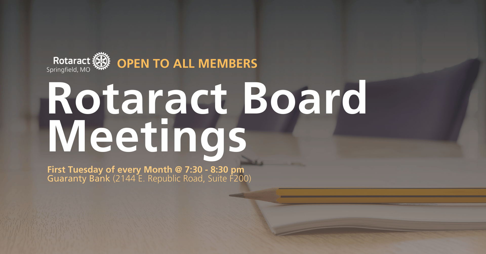 Rotaract Board Meeting