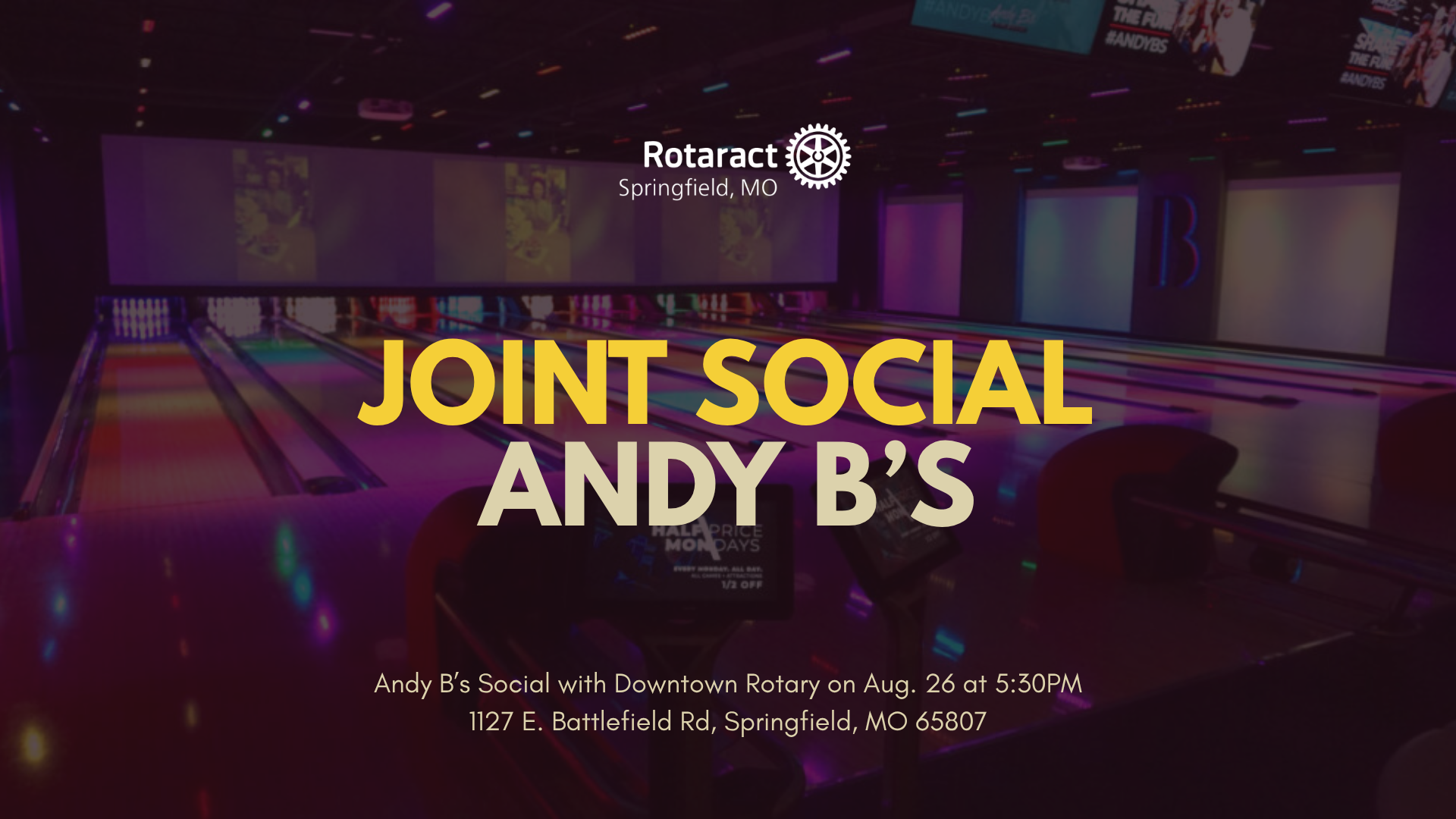 Joint Social | Andy B’s with Downtown Rotary Club