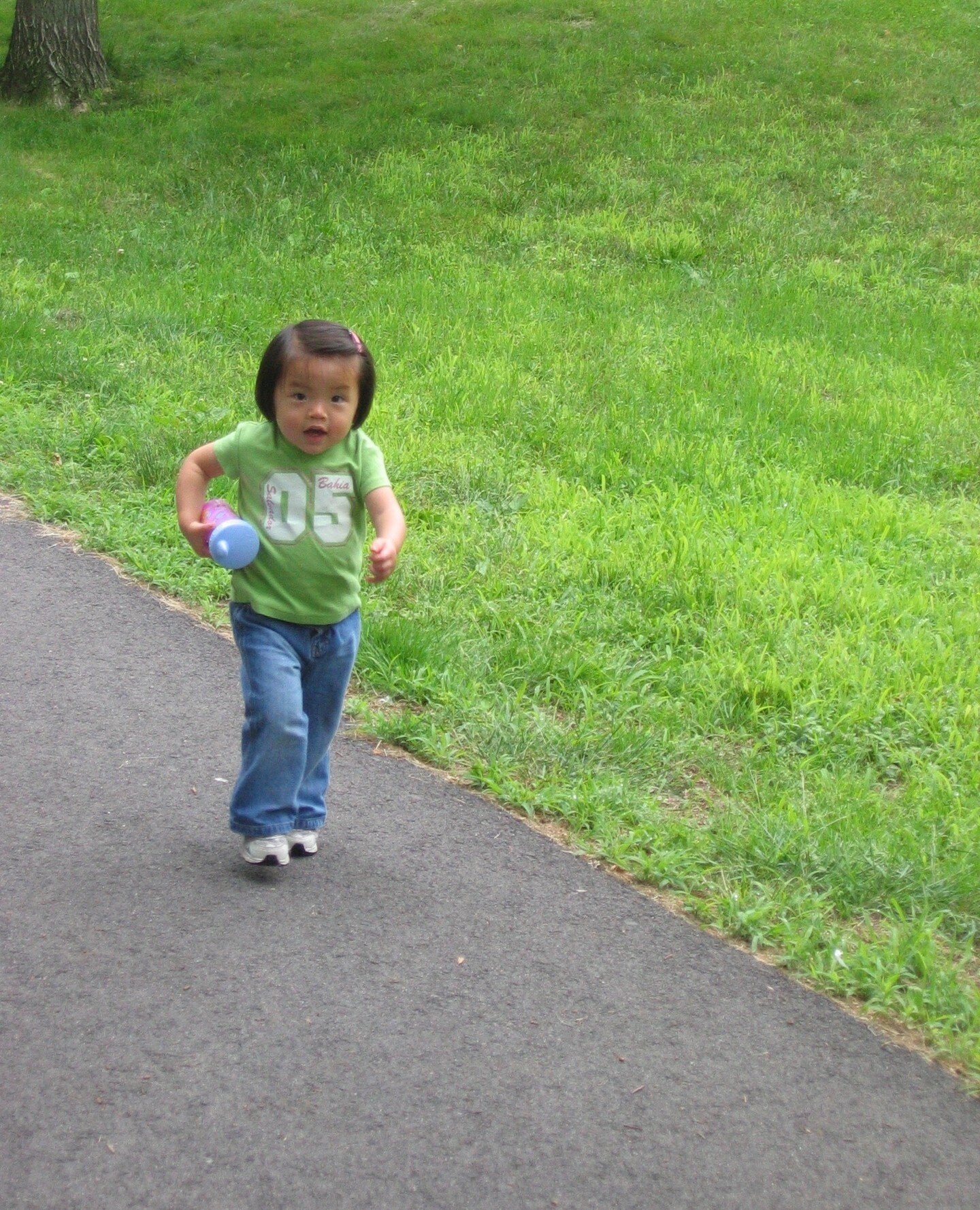 TRUTH BOMB ALERT... 🧨 ⁠
⁠
I can't stand running. Unlike my daughter here, who started running as soon as she could walk (11 mos.! She kept us BUSY), I&rsquo;ve always hated it.⁠
⁠
Yes, I'm a health coach, but guess what? I'm human, too. ⁠
⁠
Some peo