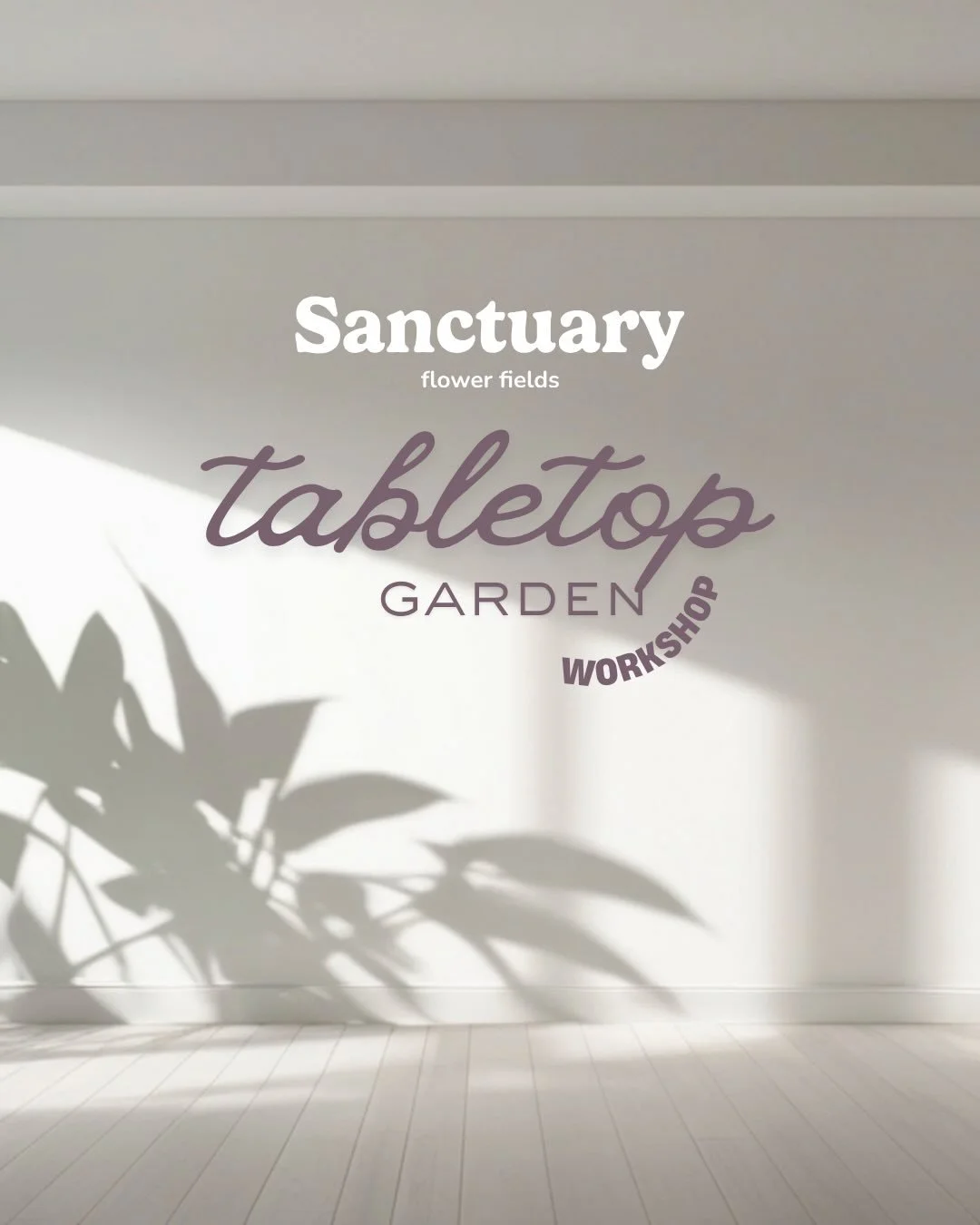 Feeling a little&hellip; blah? 🌱 Let&rsquo;s fix that. Come dig in, get your hands dirty, and bring some life into your home &hellip;and yourself.

We&rsquo;re hosting a beginner-friendly tabletop garden workshop at The Sanctuary Studio. Pick your p
