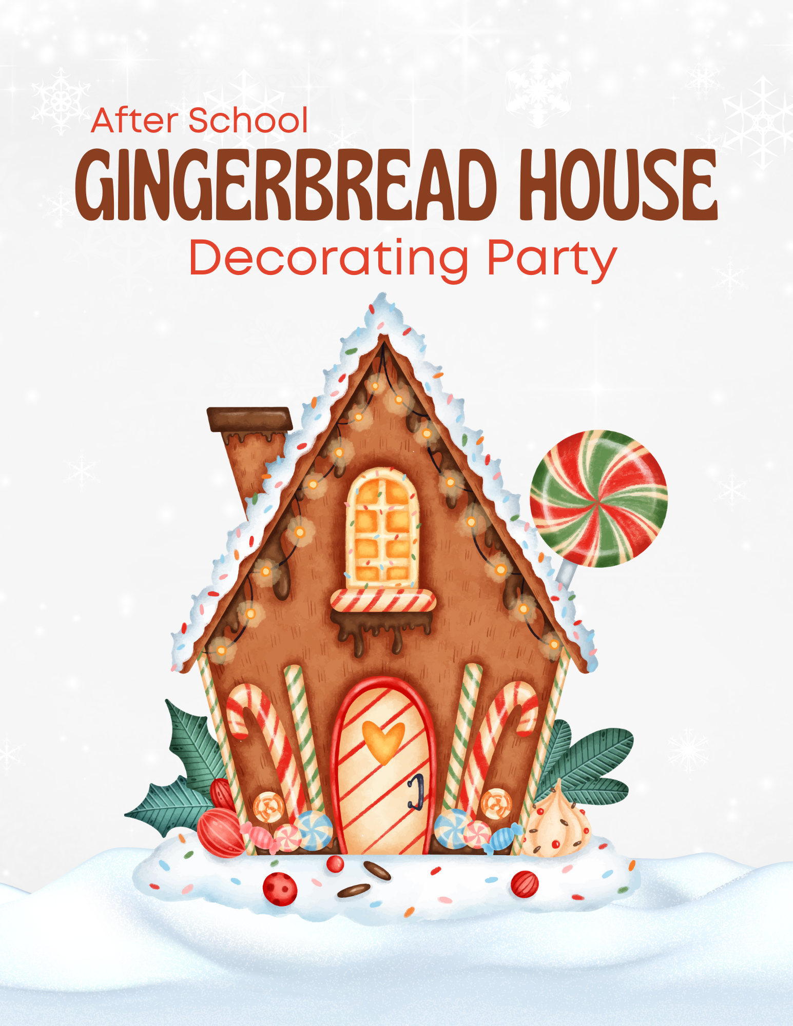 After School Drop-In: Gingerbread House