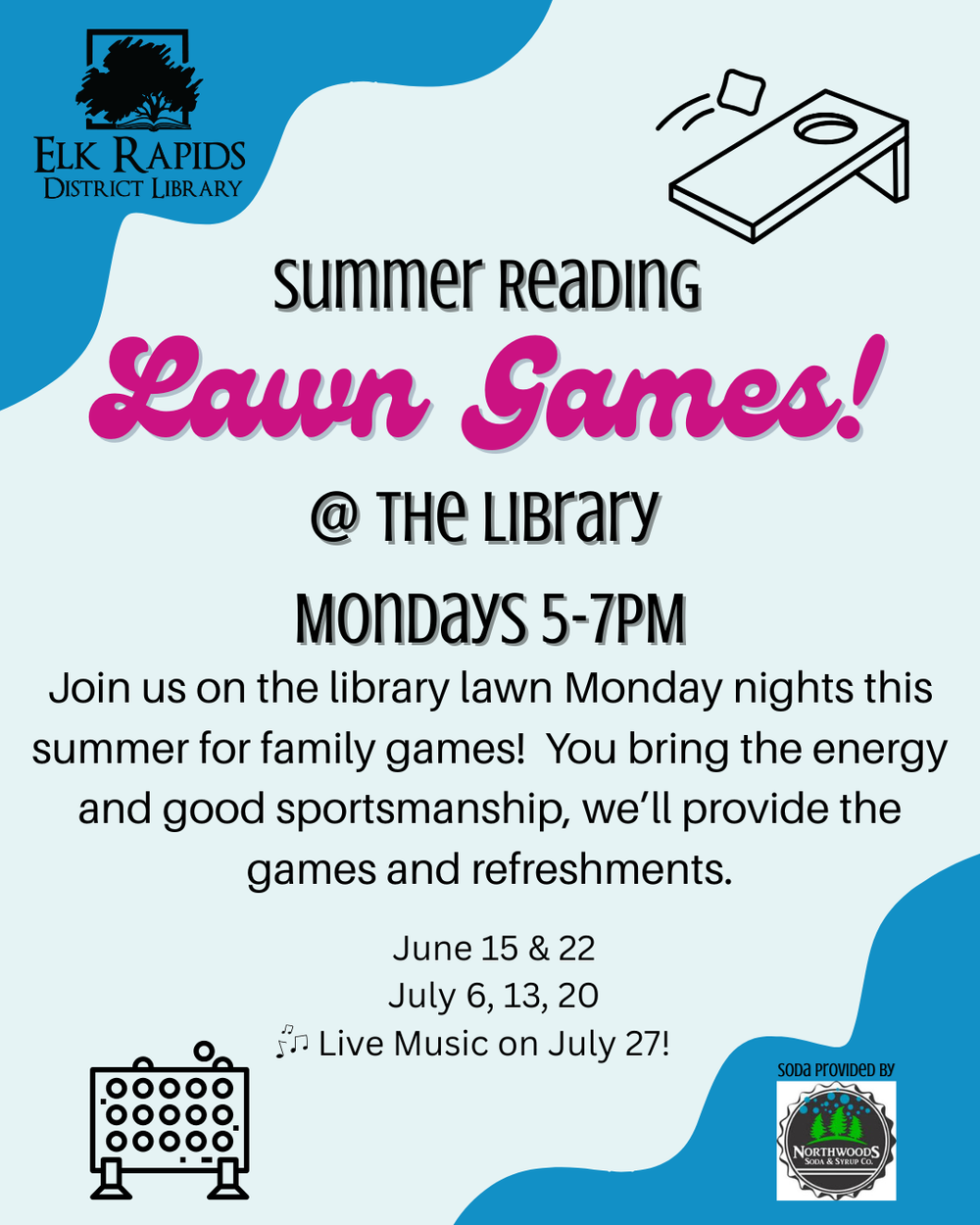 Summer Reading Lawn Games! 