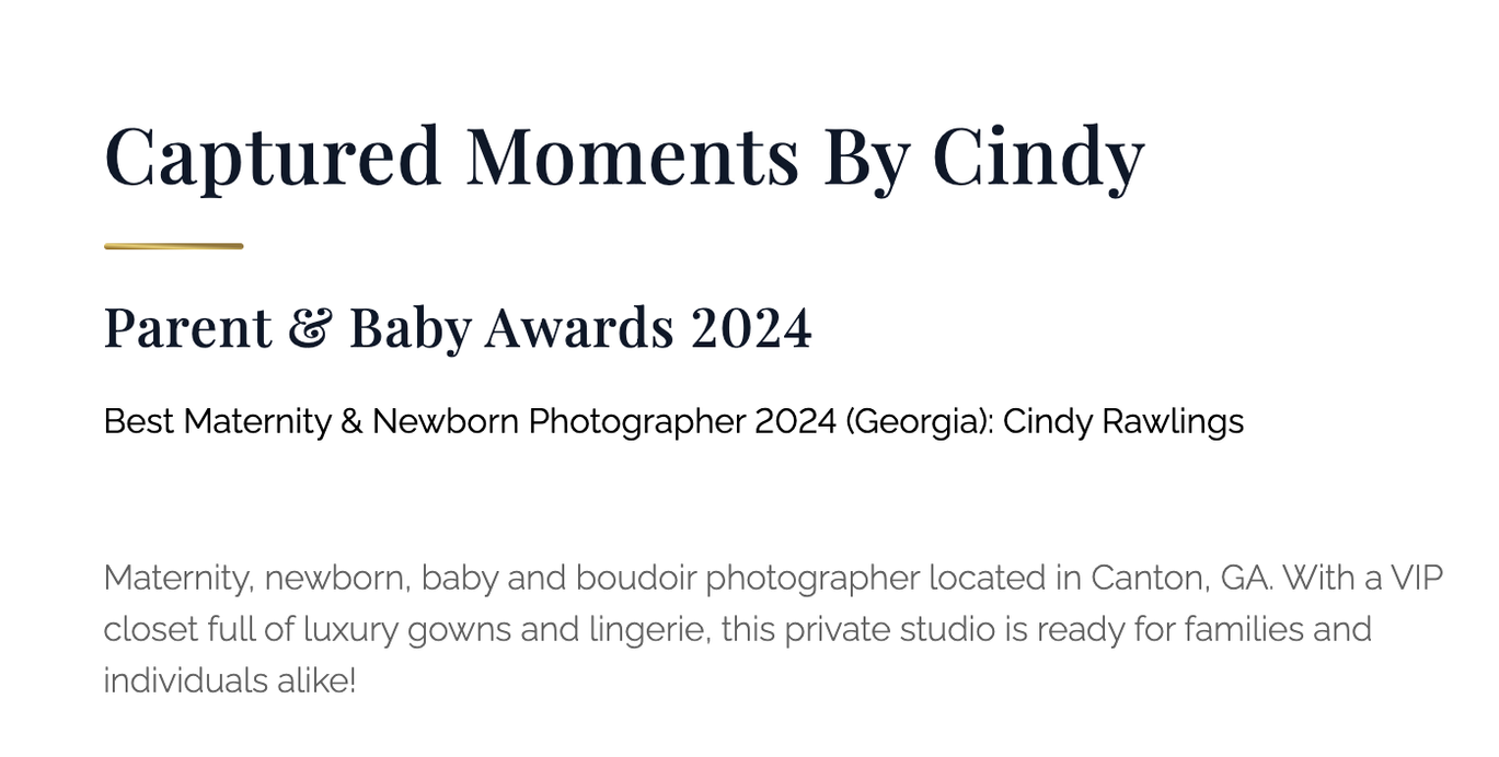 LuxLife Magazine Parent & Baby Awards 2024