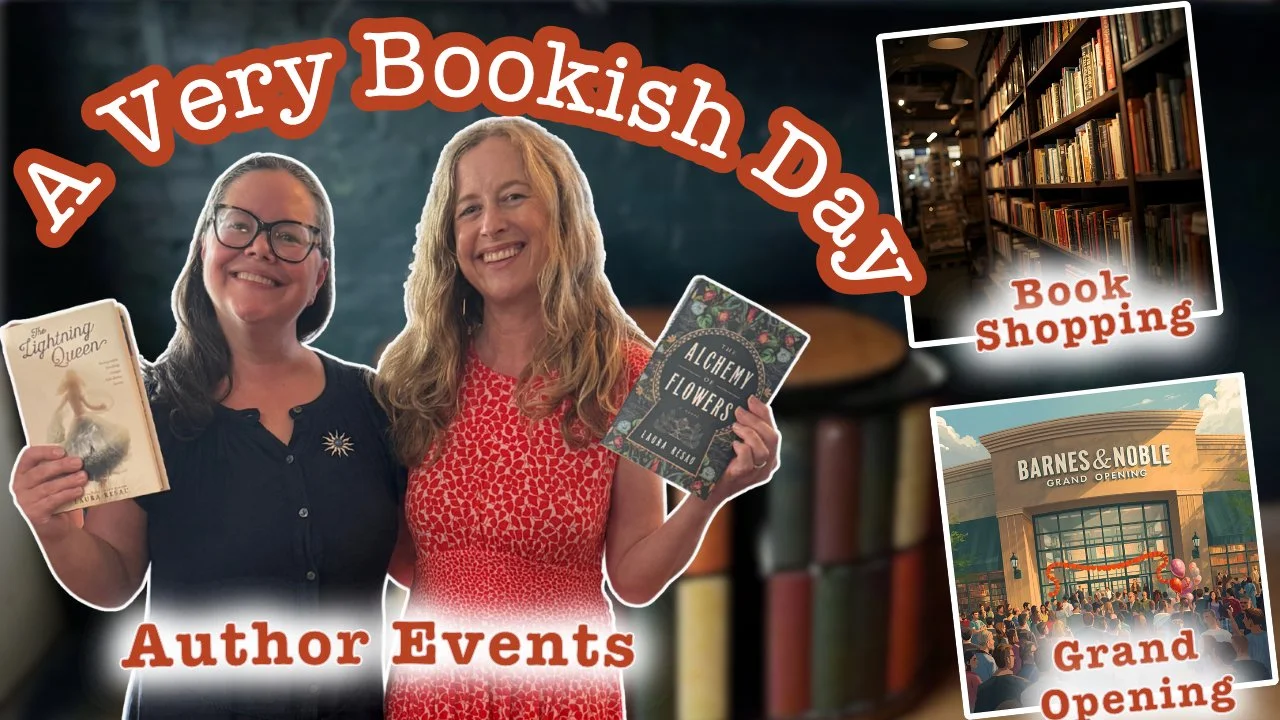 Book Shopping & Haul Author Events and Bookstore Grand Opening