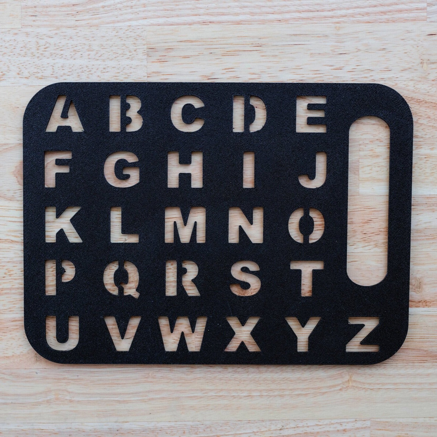 Small A-Z Stencil