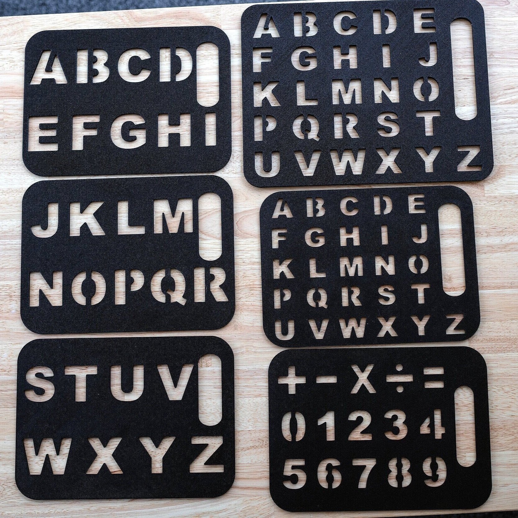Full Set of 6 Stencils