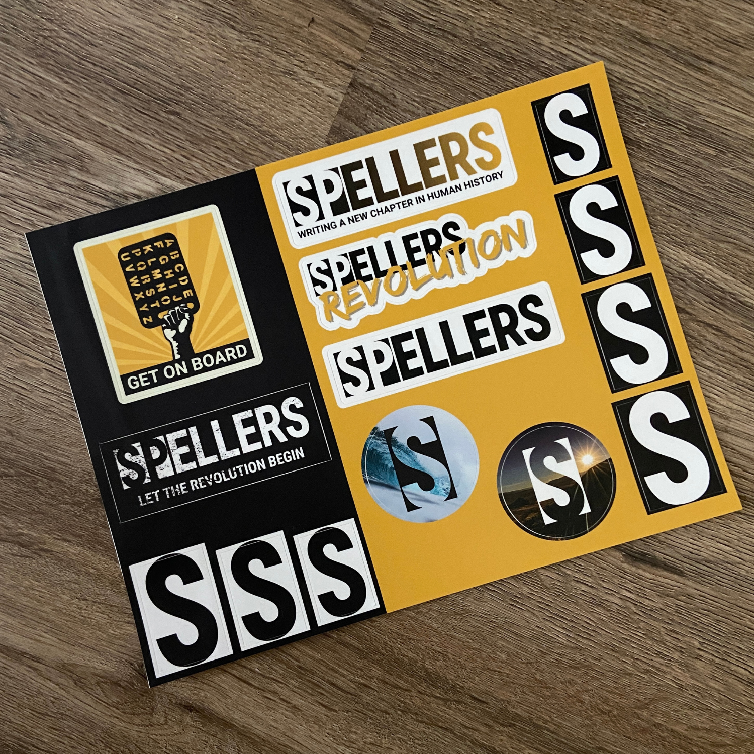 Spellers Sticker Sheet