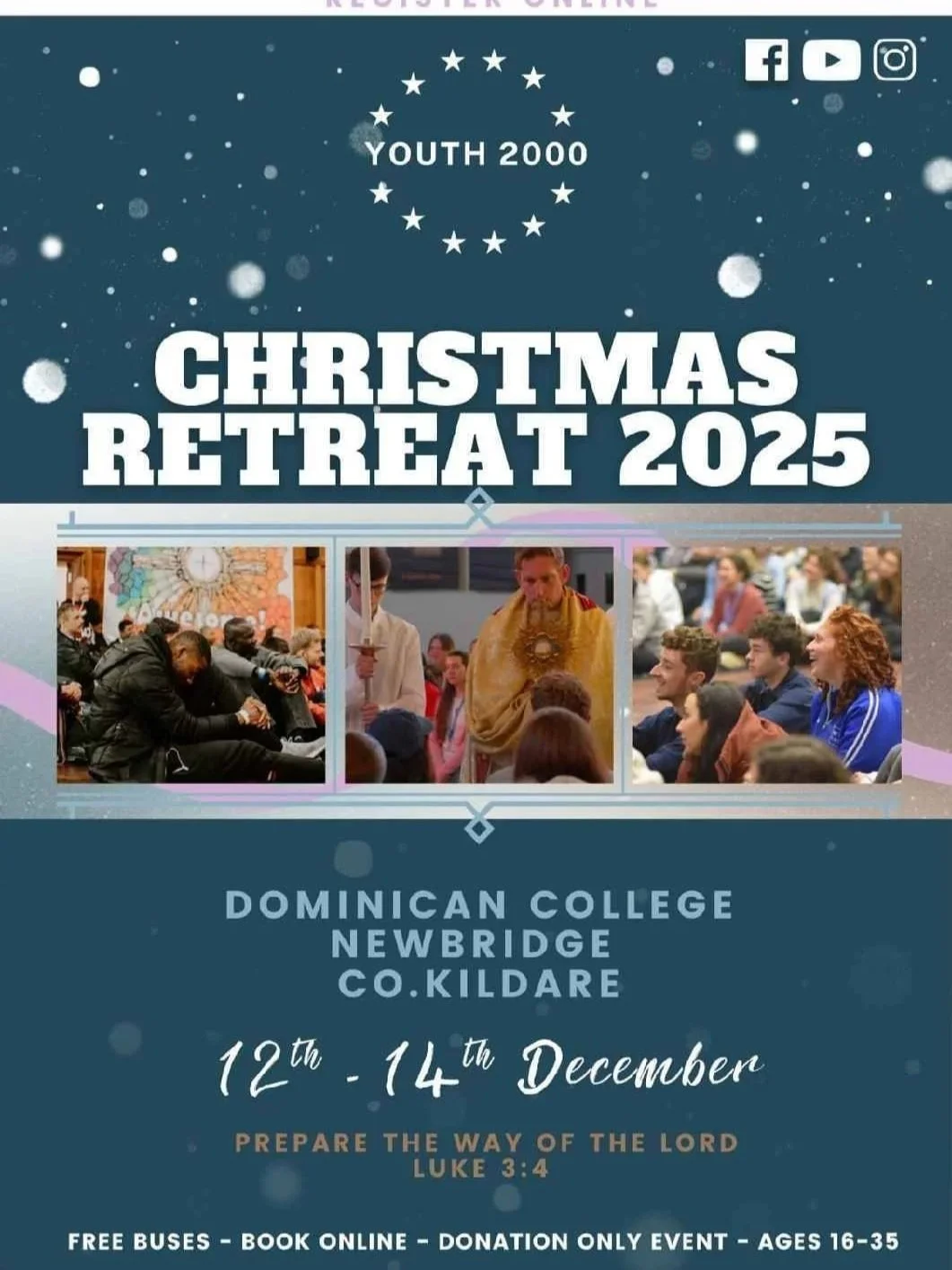 CHRISTMAS RETREAT 2025 - Co Kildare