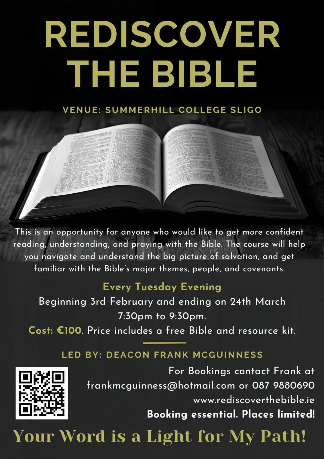 REDISCOVER THE BIBLE - SLIGO
