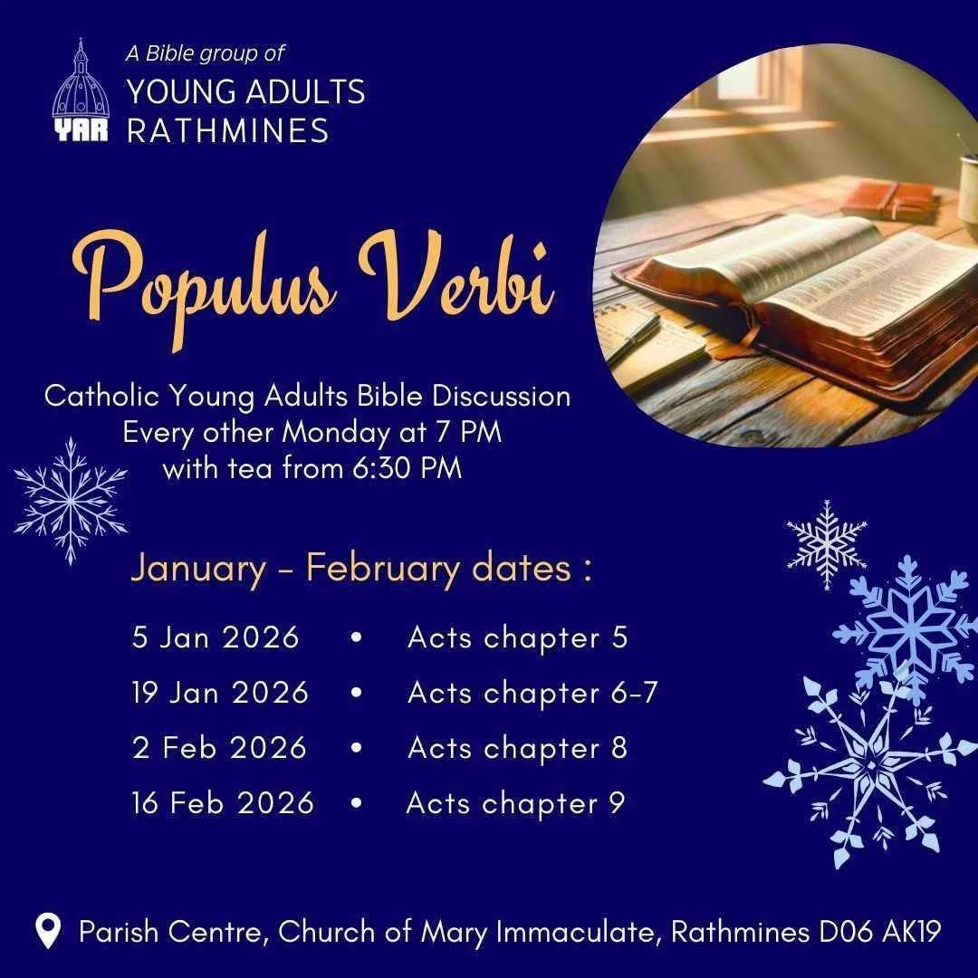 Young Adults Scripture Reading &amp; discussion - RATHMINES
