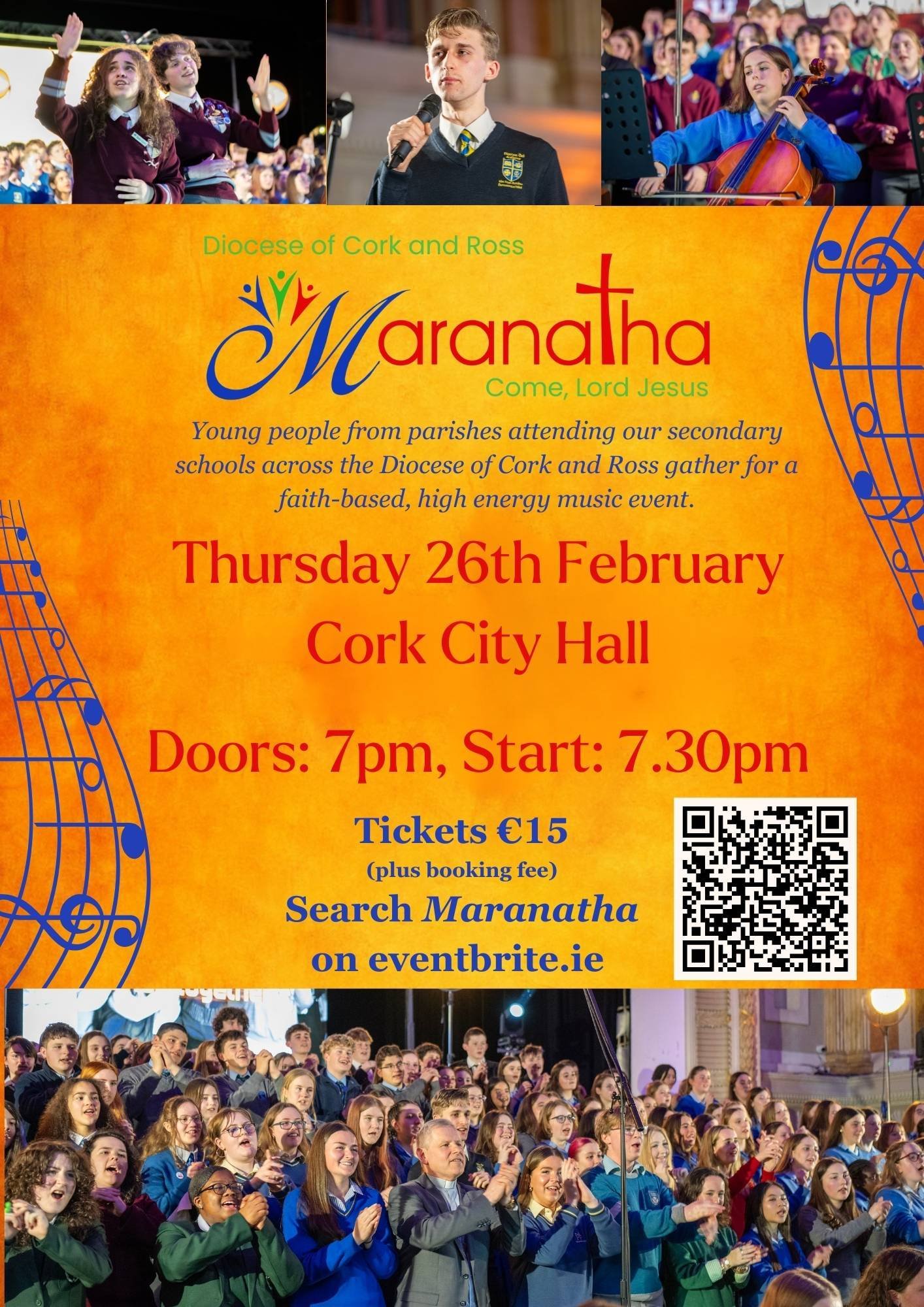 MARANATHA! Faith-based, high energy Music Event - CORK