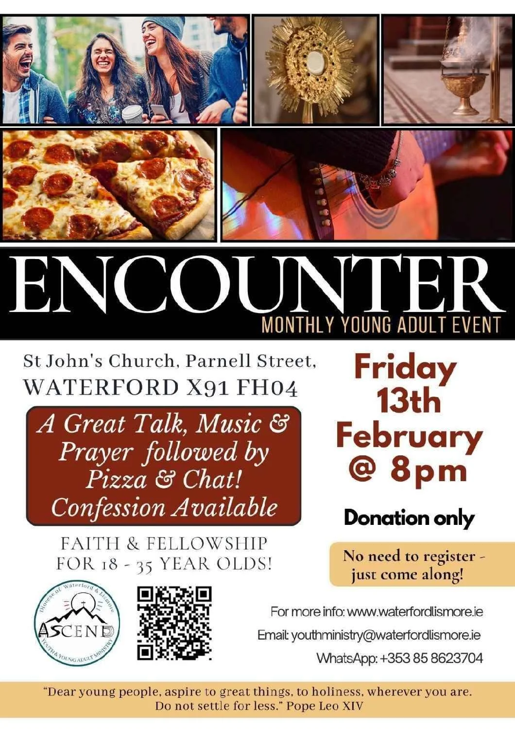 ENCOUNTER - Monthly Young Adult Event - Waterford