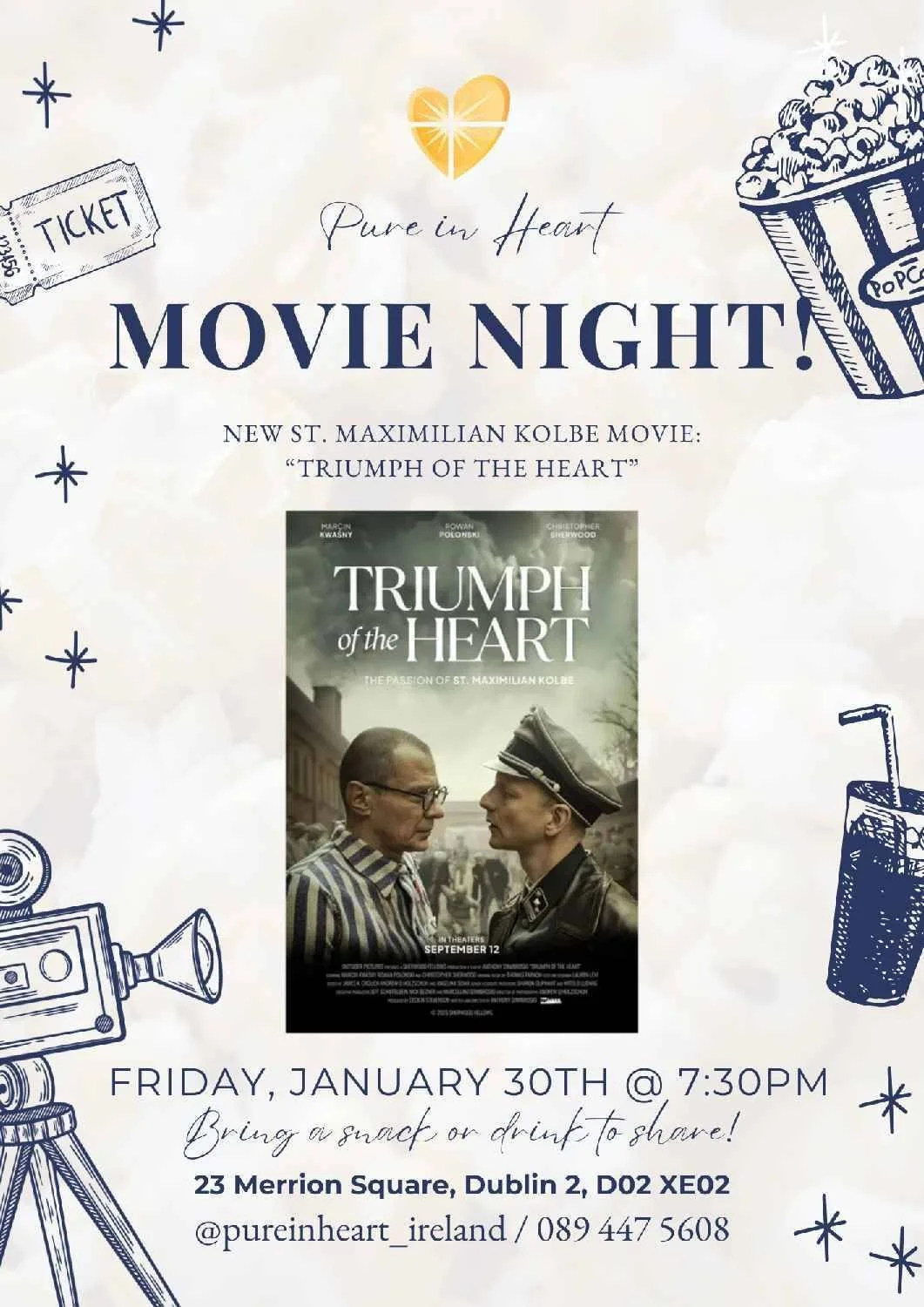 MOVIE NIGHT! TRIUMPH OF THE HEART - DUBLIN 2