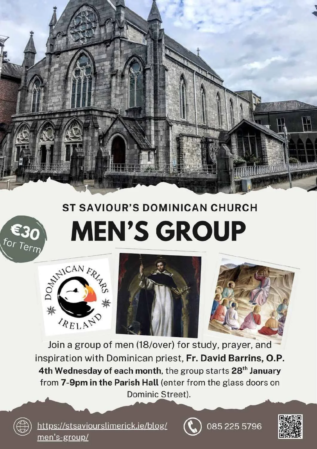 MEN'S GROUP AT ST SAVIOURS - LIMERICK
