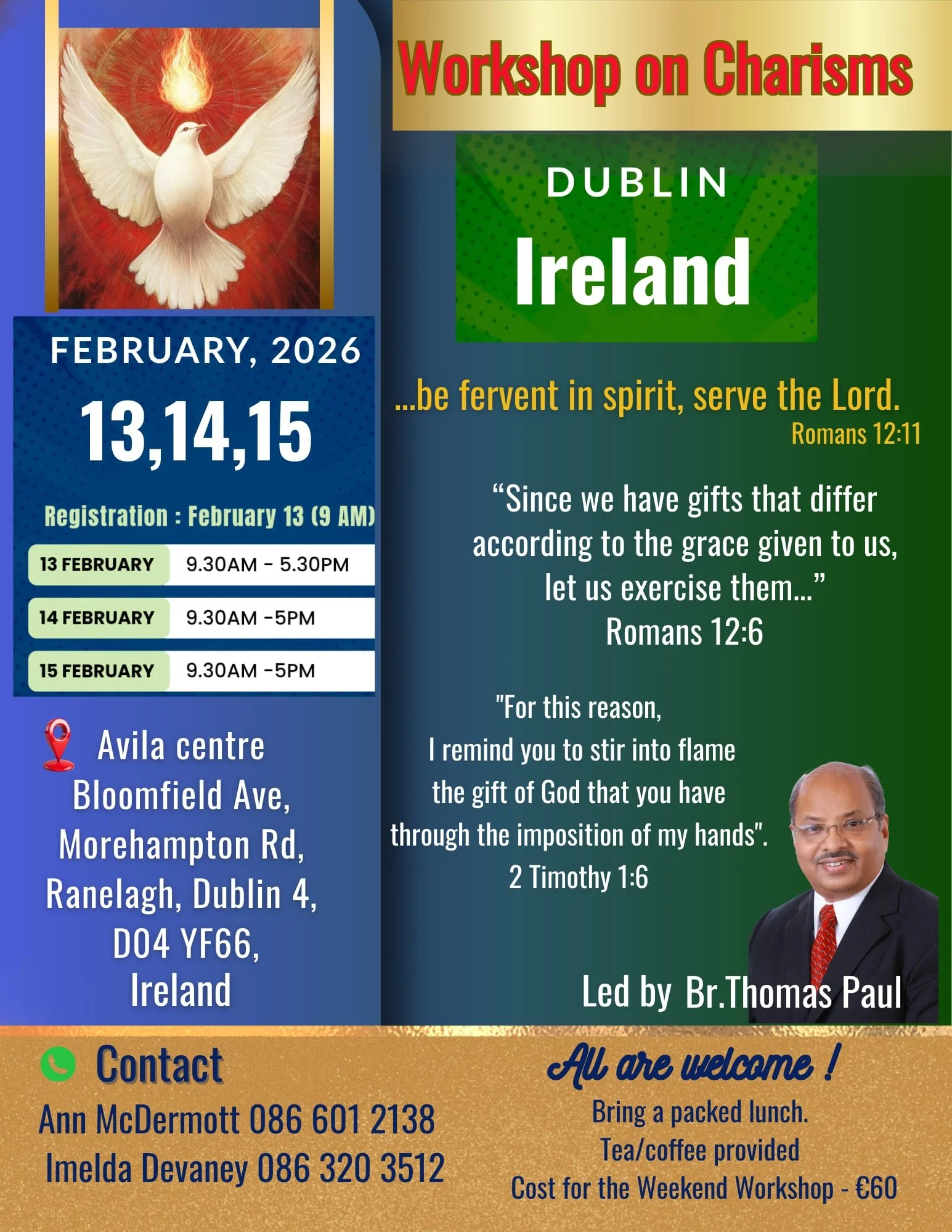 3 Day Workshop on the Charisms 