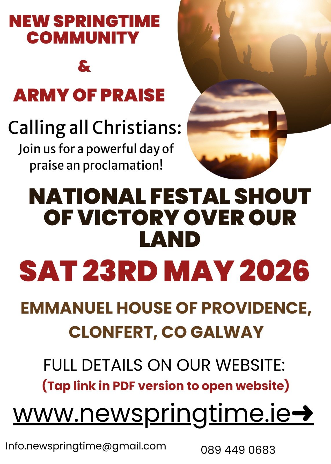 NATIONAL FESTAL SHOUT OVER OUR LAND - CLONFERT, CO GALWAY