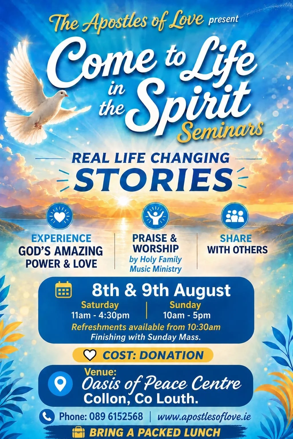 Life in the Spirit Seminars (2 Days) - Collon, Co Louth