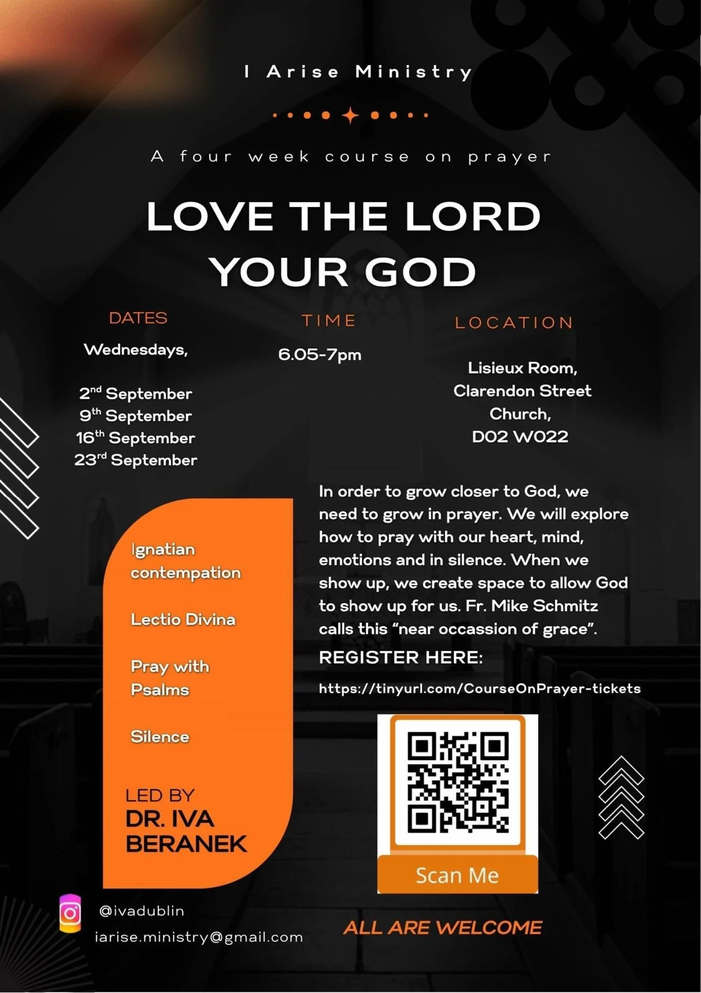 LOVE THE LORD YOUR GOD - COURSE ON PRAYER - Dublin