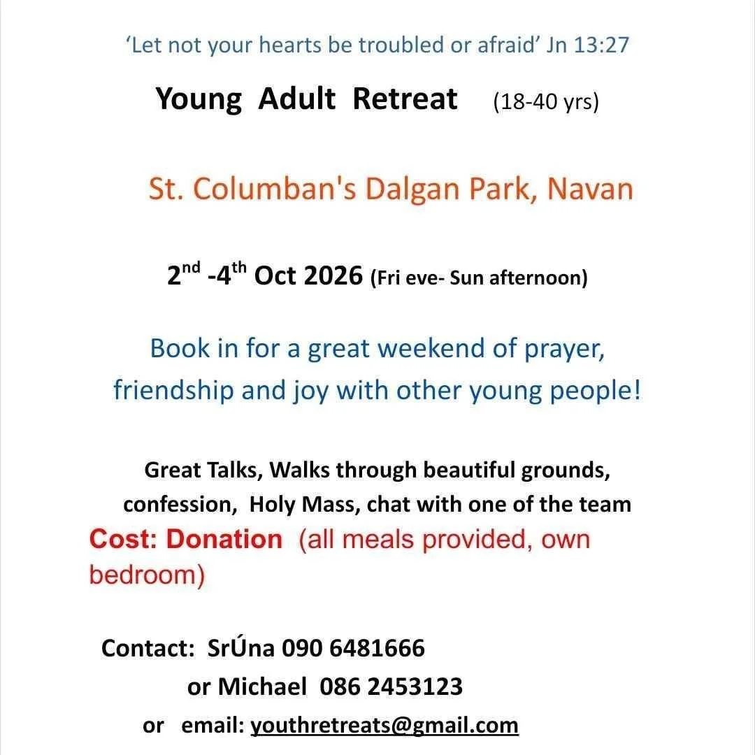 YOUNG ADULTS RETREAT - NAVAN