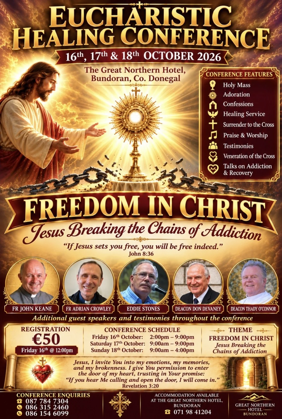 EUCHARISTIC HEALING CONFERENCE - CO DONEGAL